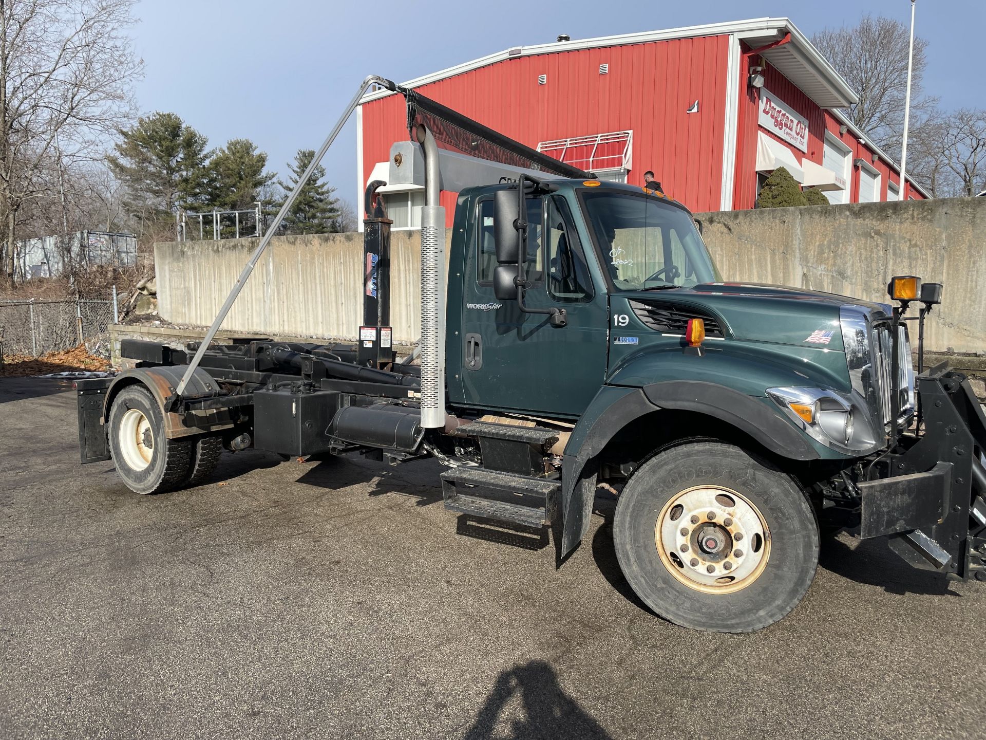 2012 International 7400 Hook Lift Truck, Diesel, AutoTran, Stella 26,000 lb. Hook Lift, Odom: 20,109