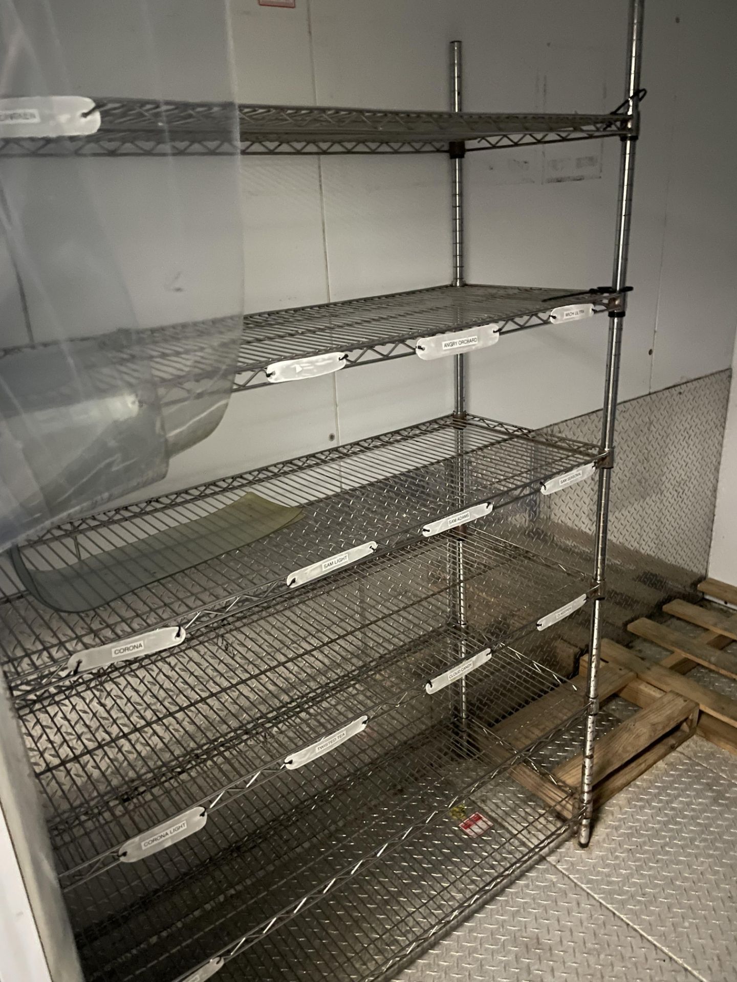 (5) Sections Of Erecta & Plastic Shelving in Walk In Box - Image 2 of 3