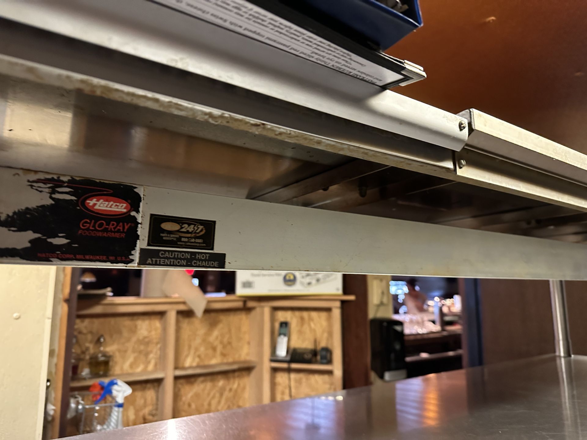 Beverage Air #WTR60A All SS Kitchen Setup w/2 SS OverShelves, Heat Lamp &2 Door Refrigeration - Image 3 of 3