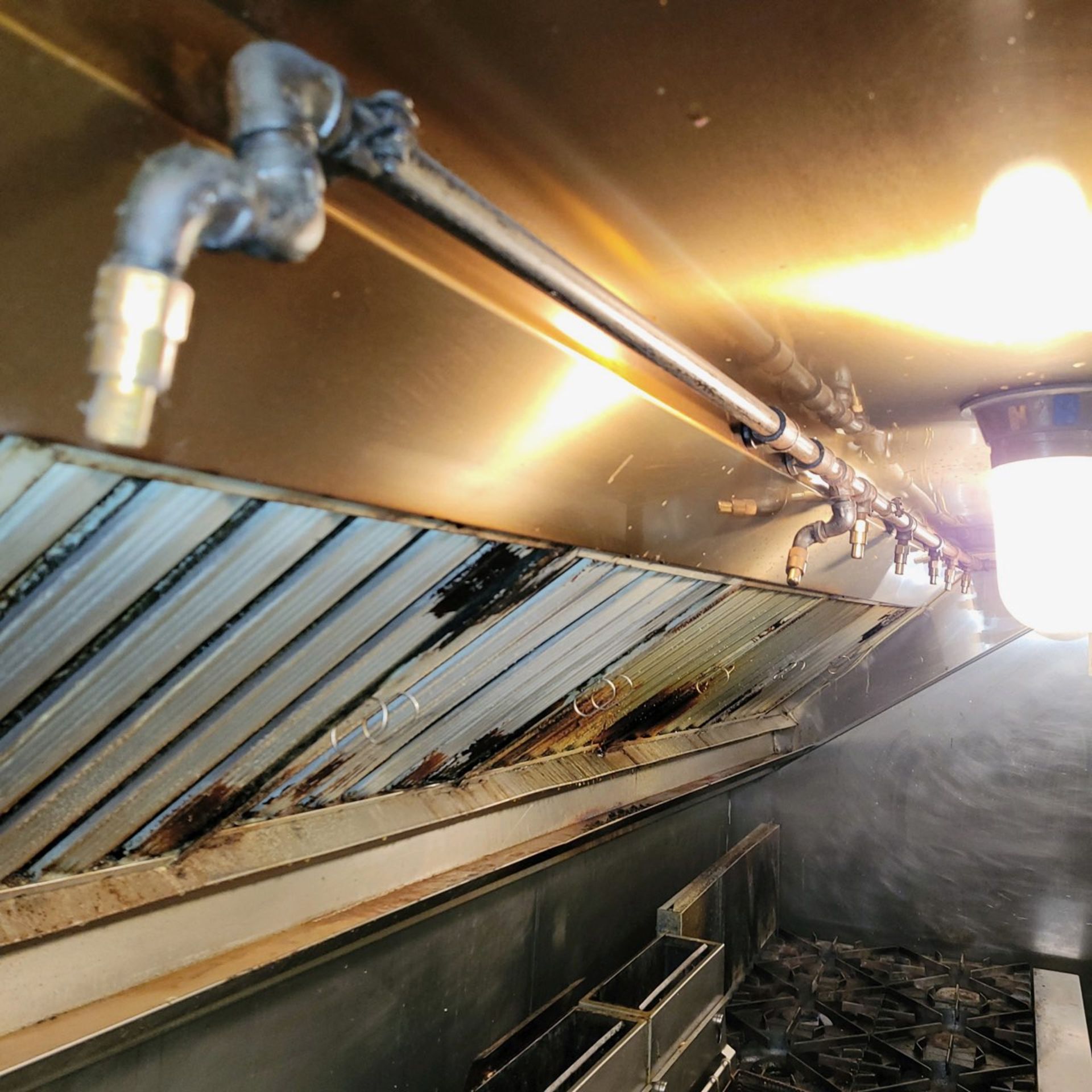 Stainless Steel Fume Hoods in Kitchen - Sizes to Come (MUST BE REMOVED BY LICENSED PROFESSIONAL)