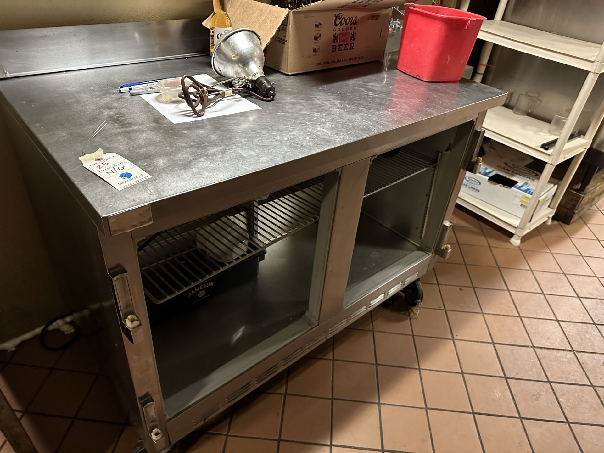 Beverage Air #WTF 48" Portable Refrigerated Base Unit w/SS Top (DOES NOT CURRENTLY WORK)