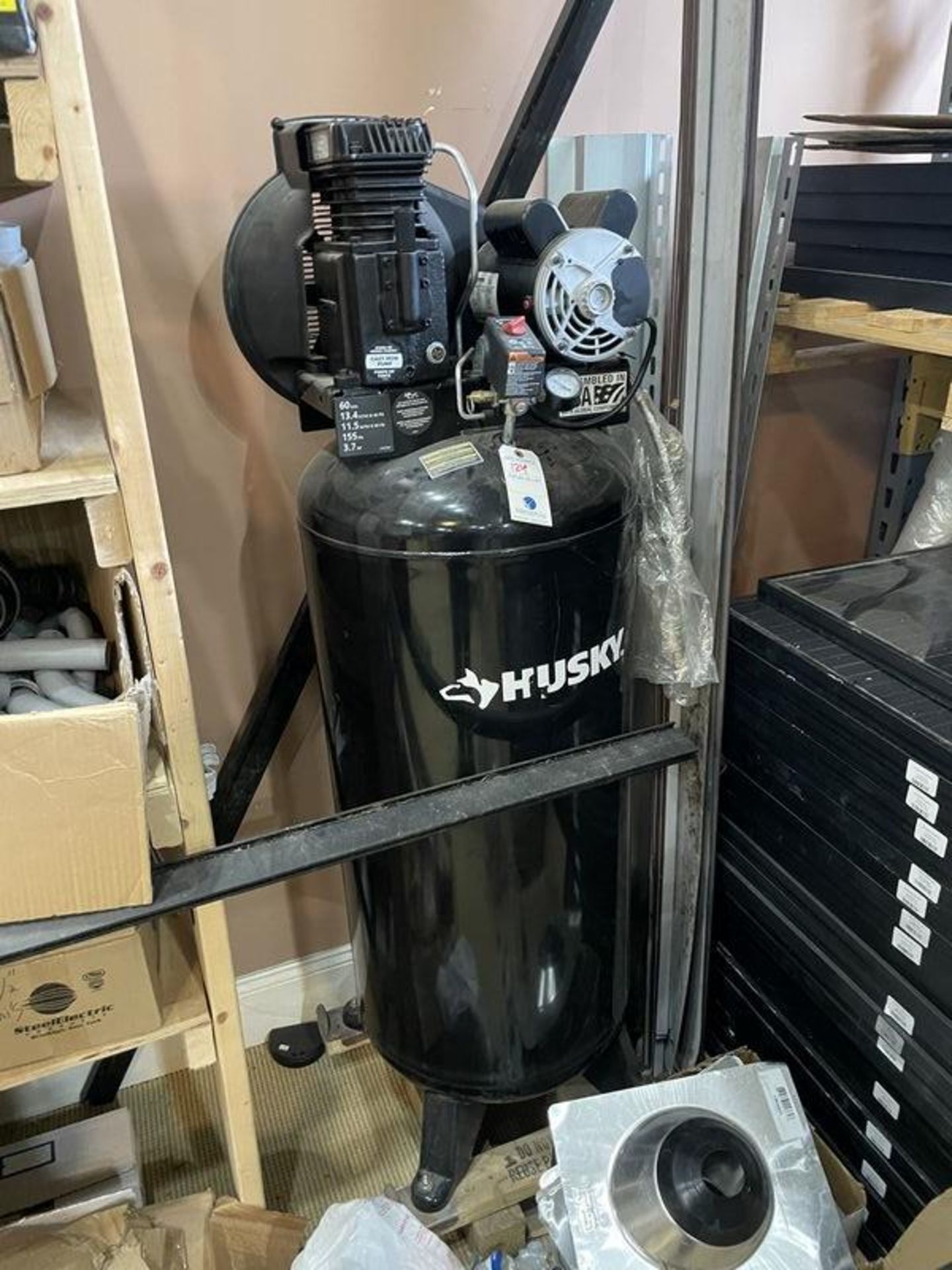 Husky 3.7Hp, 60 Gallon, Single Phase, Air Compressor