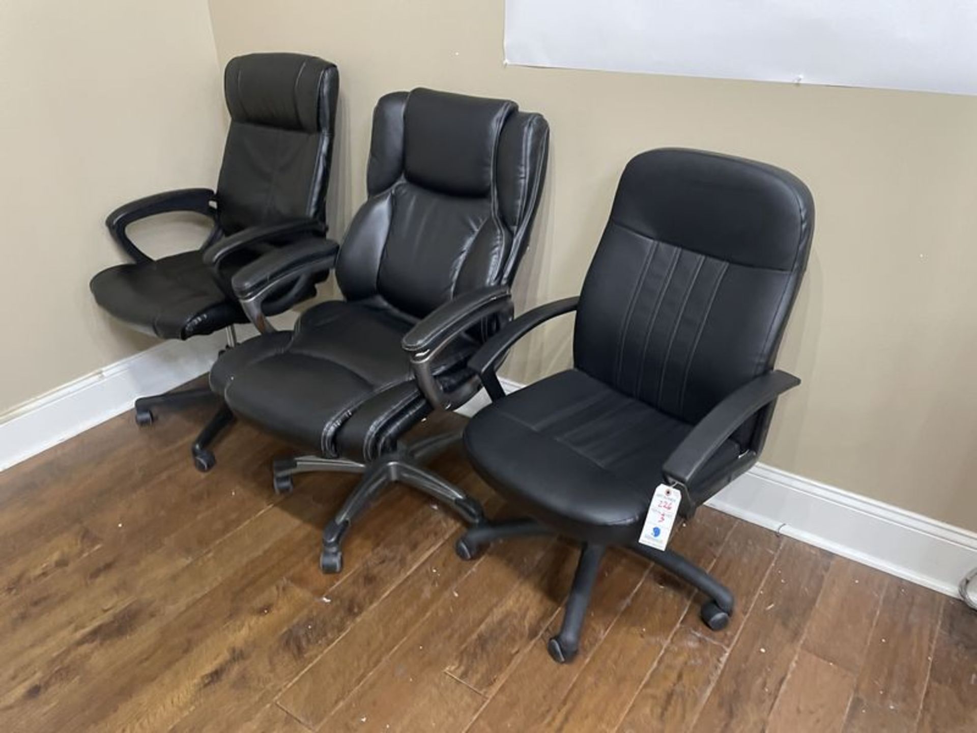 (3) Asst. Swivel Executive Arms Chairs