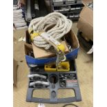 (3) Carts with Contents, Hardware, Harness, Hard Hats, Asst.
