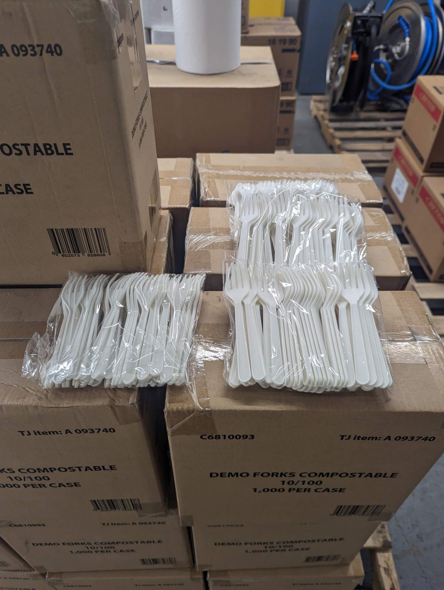 5 Cases of Compostable Forks (1000 Per Case = 5,000 Total)