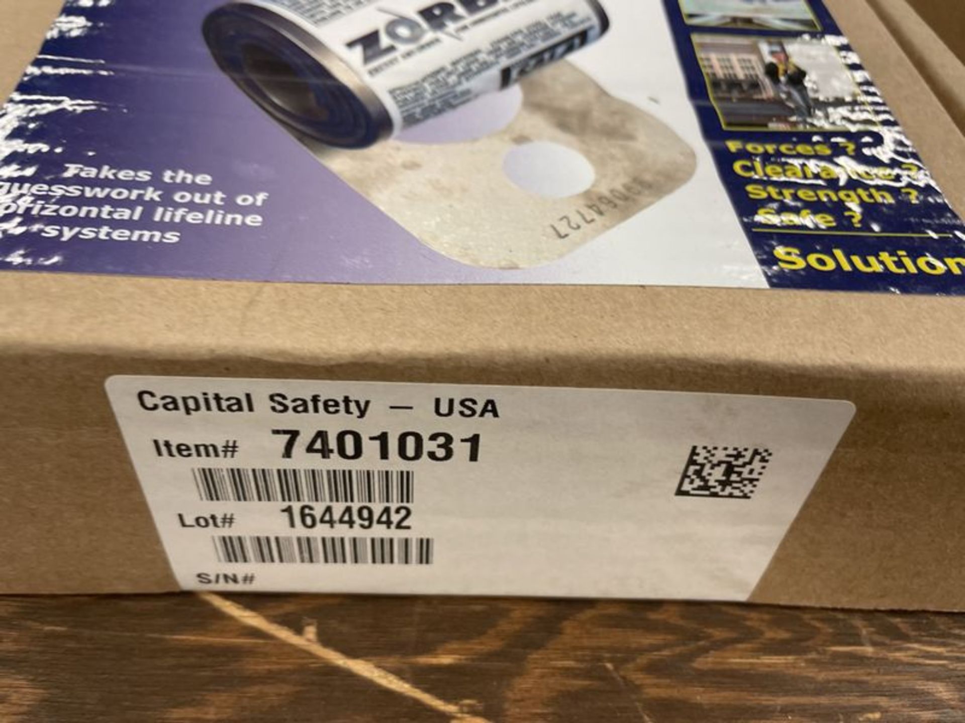 DBI Sala #7401031 Zorbit Energy absorber For Horizontal Life line Systems NIB - Image 2 of 2