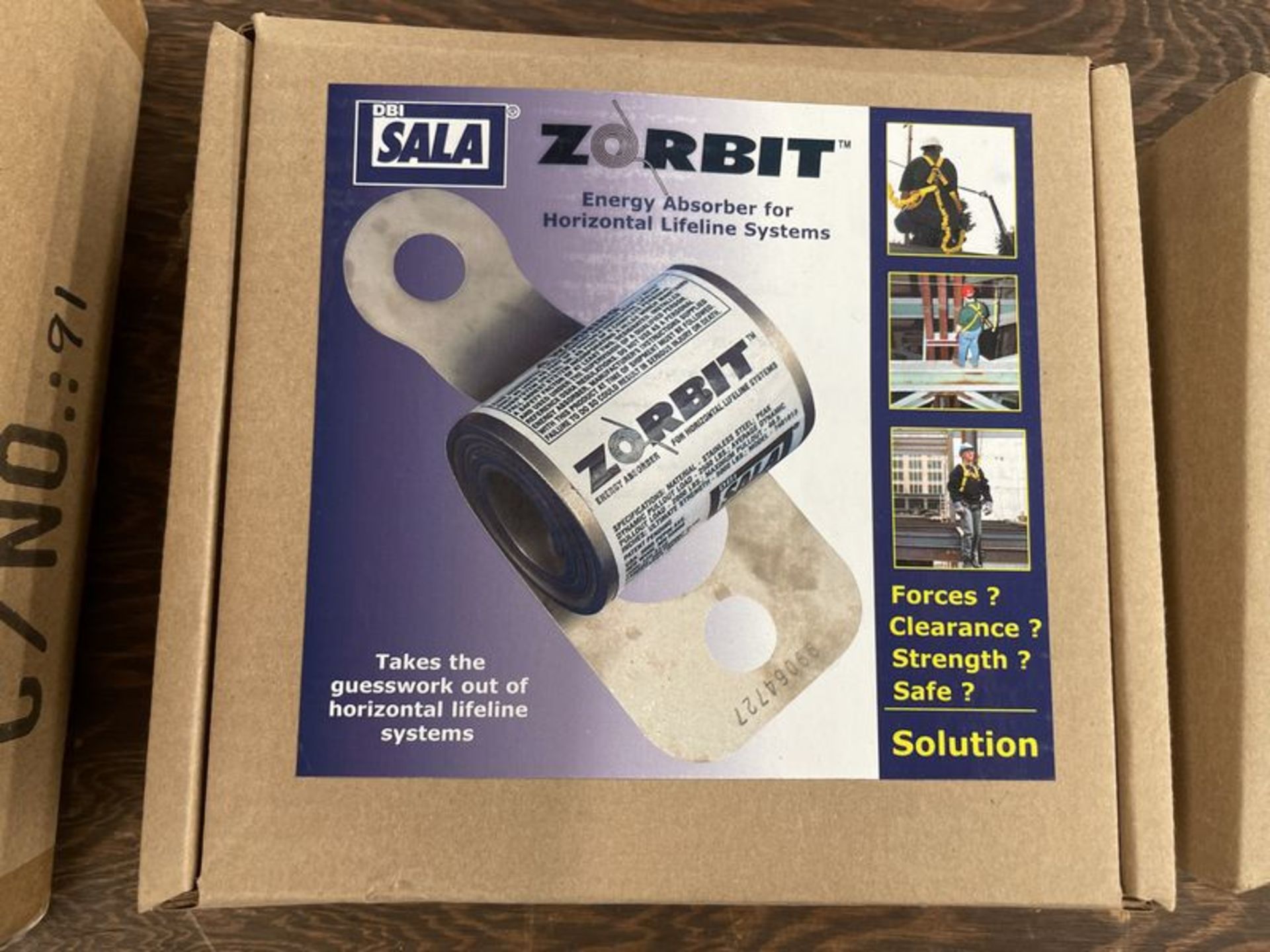 DBI Sala #7401031 Zorbit Energy absorber For Horizontal Life line Systems NIB