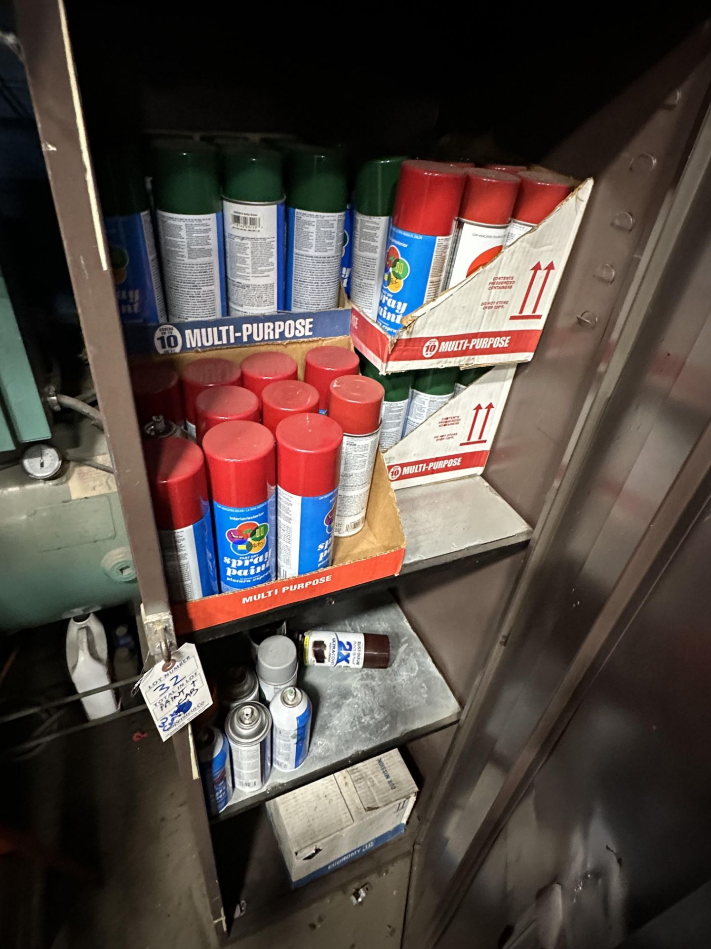 Paint Cabinet w/Contents (Spray Paint) (MUST TAKE ALL - SPRAY PAINT IS NEW) - Image 2 of 2