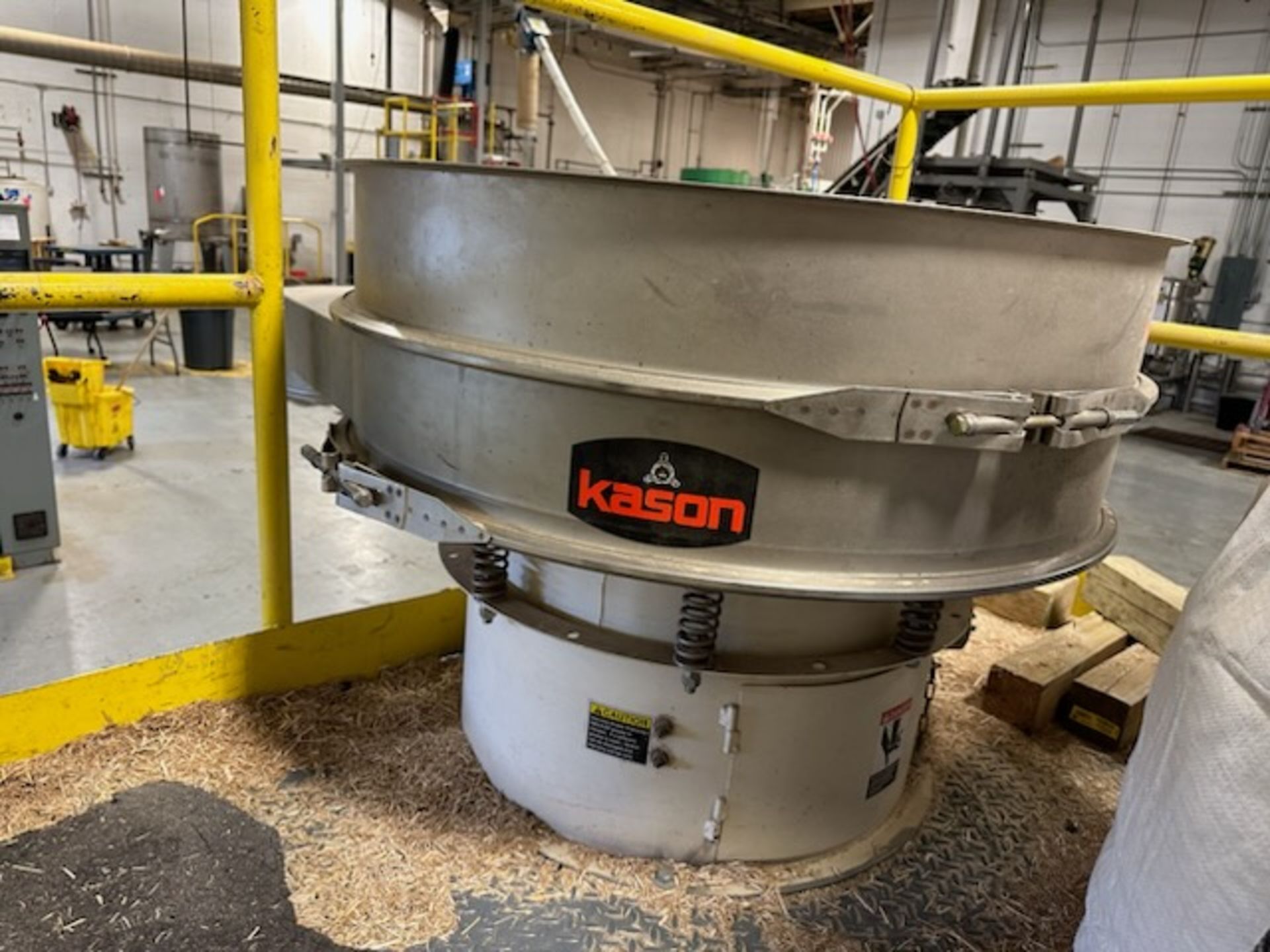 Kason #K40-1-SS Vibratory Screener w/Base, 1/2HP, 230V (SEE TAG), 39" DIA (37 3/4" Inside), 30"H