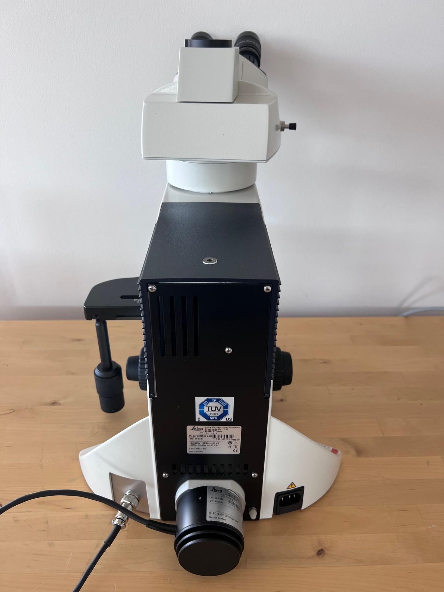 2018 Leica DM2500 LED Optical Microscope w/5 Objectives - Objectives eN Plan 5x/0.12 10x/0.25 20x/0. - Image 22 of 23