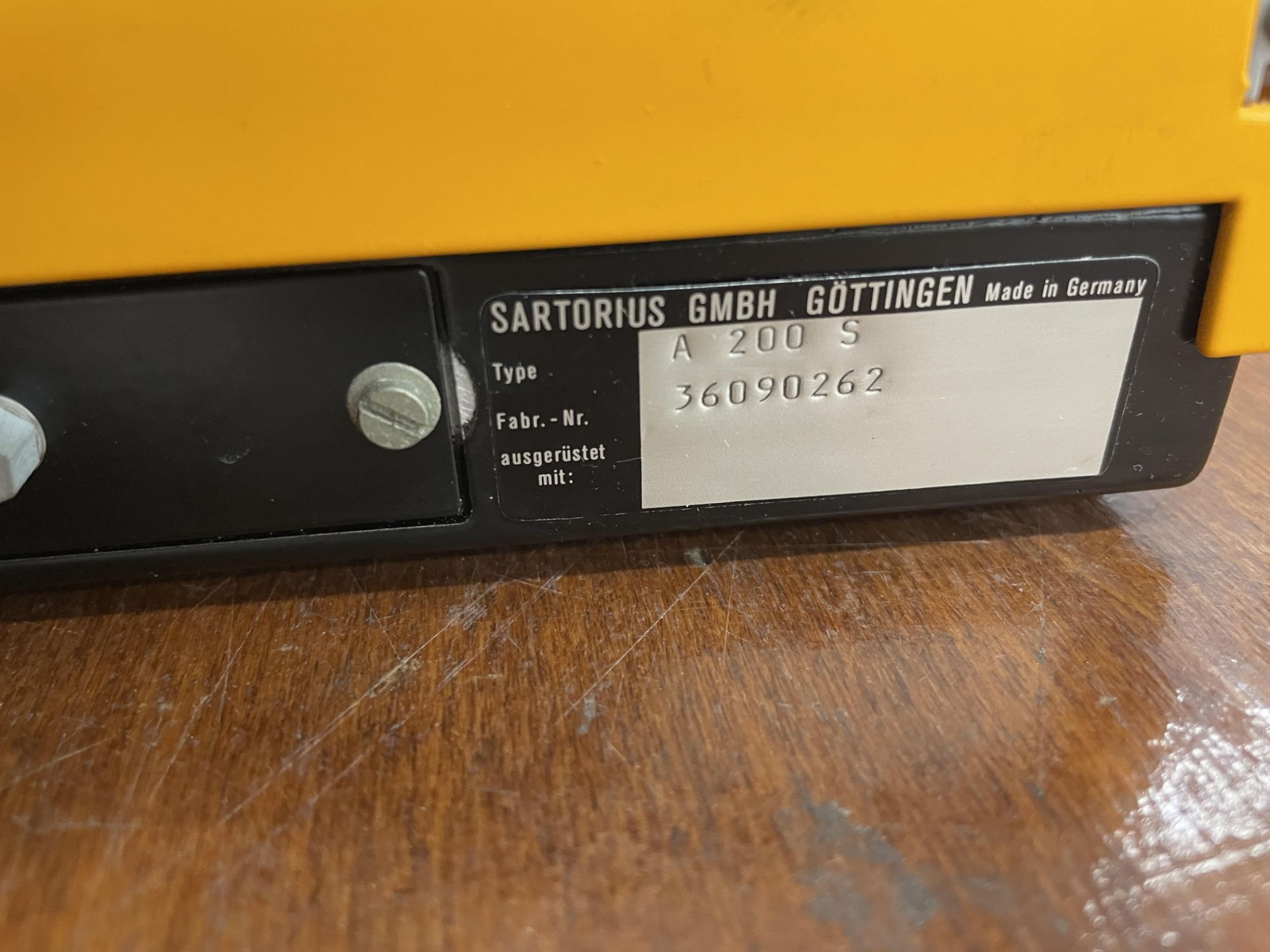 Sartorius Type A 200 S Scale, NO Power Supply - Image 2 of 2