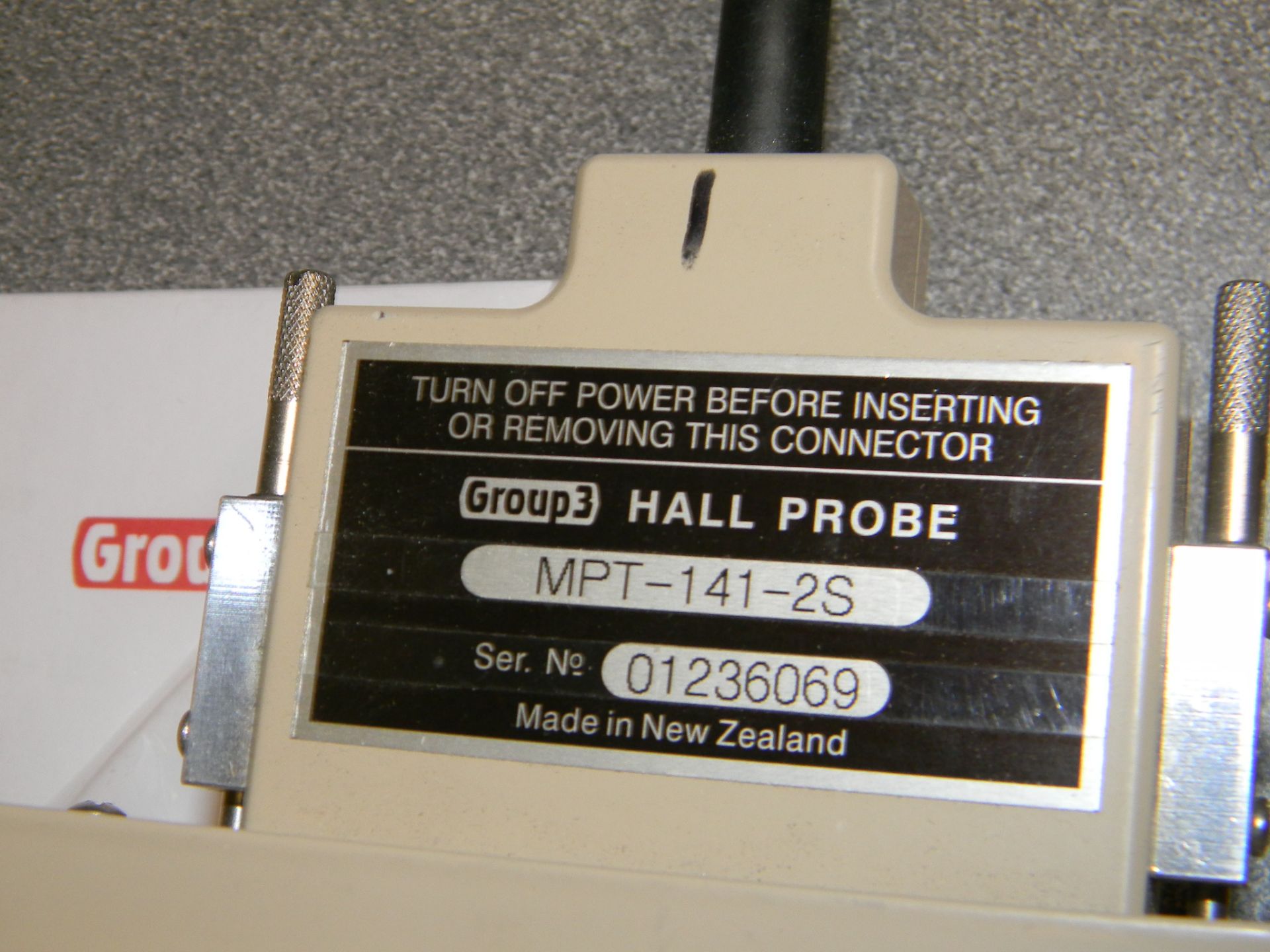 Group3 DTM-151-PS Digital Teslameter w/Hall Probe MPT-141-2S, LPT-231-2m, Hall Probe LPT-231-2m, See - Image 6 of 12