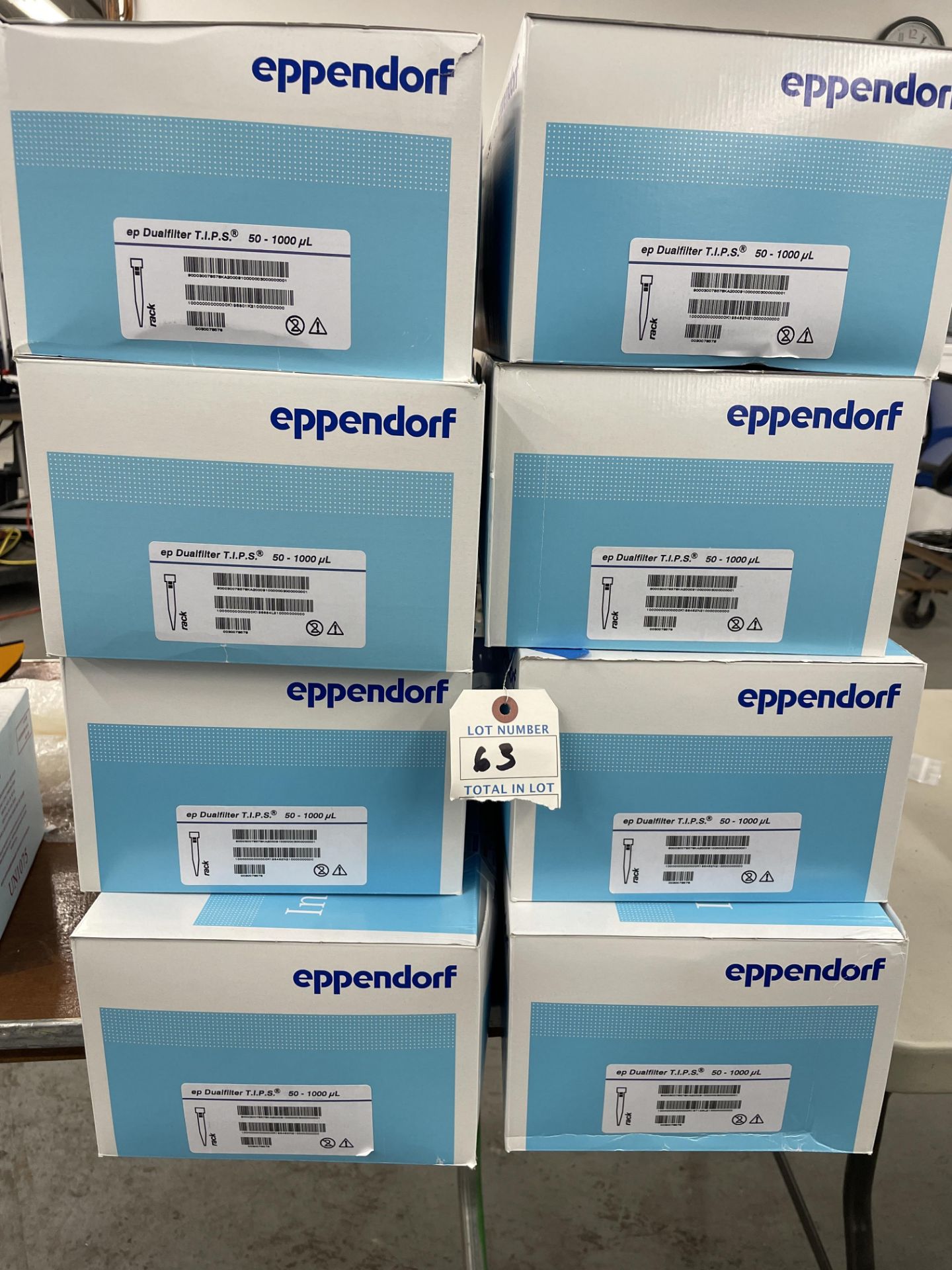 (39) Eppendorf (14) EP Dual Filter Tips. 2-200, (9)0 20-300, (8) 50-1000, (8) .5-10m - Image 3 of 7