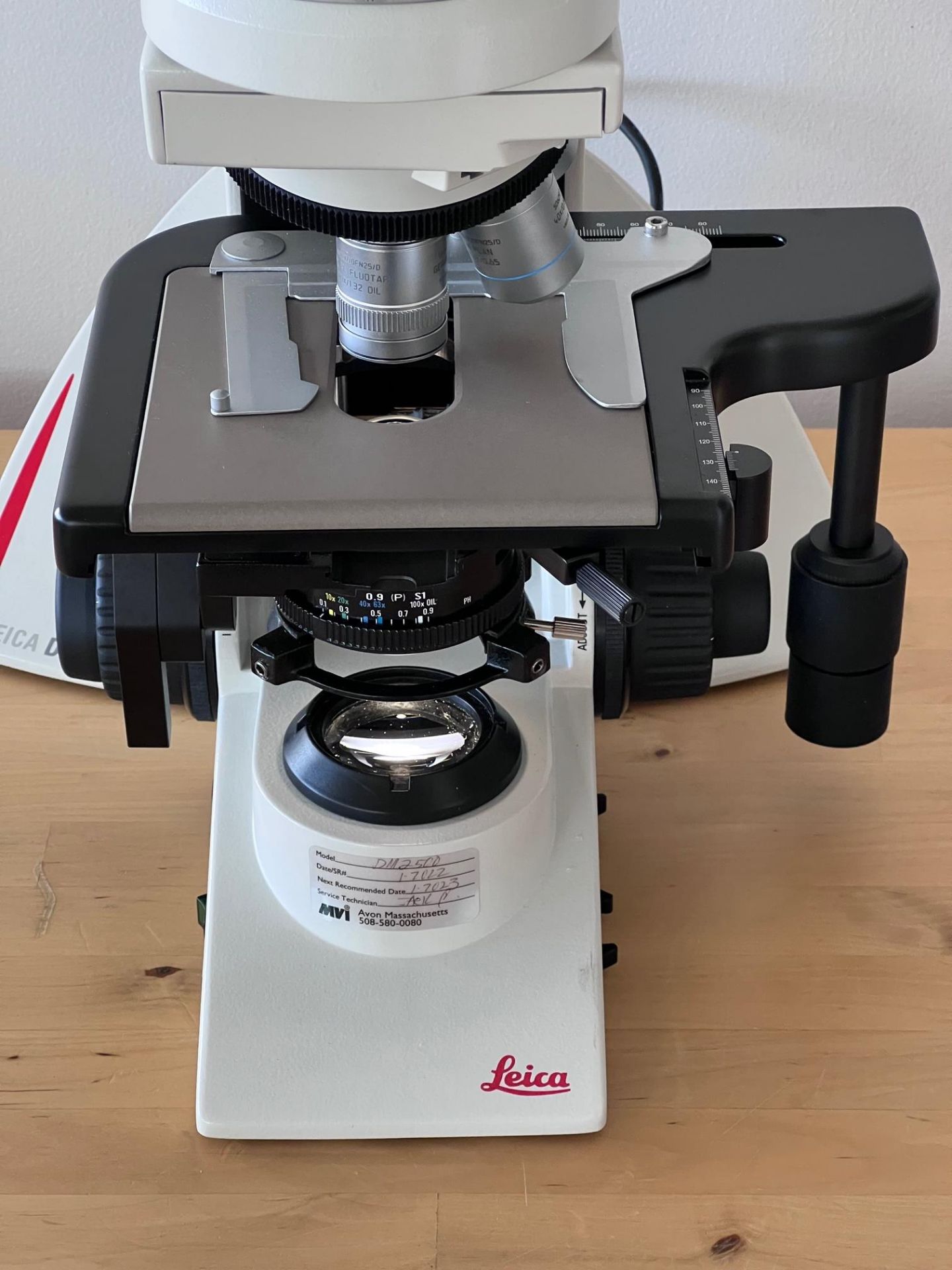 2018 Leica DM2500 LED Optical Microscope w/5 Objectives - Objectives eN Plan 5x/0.12 10x/0.25 20x/0. - Image 6 of 23