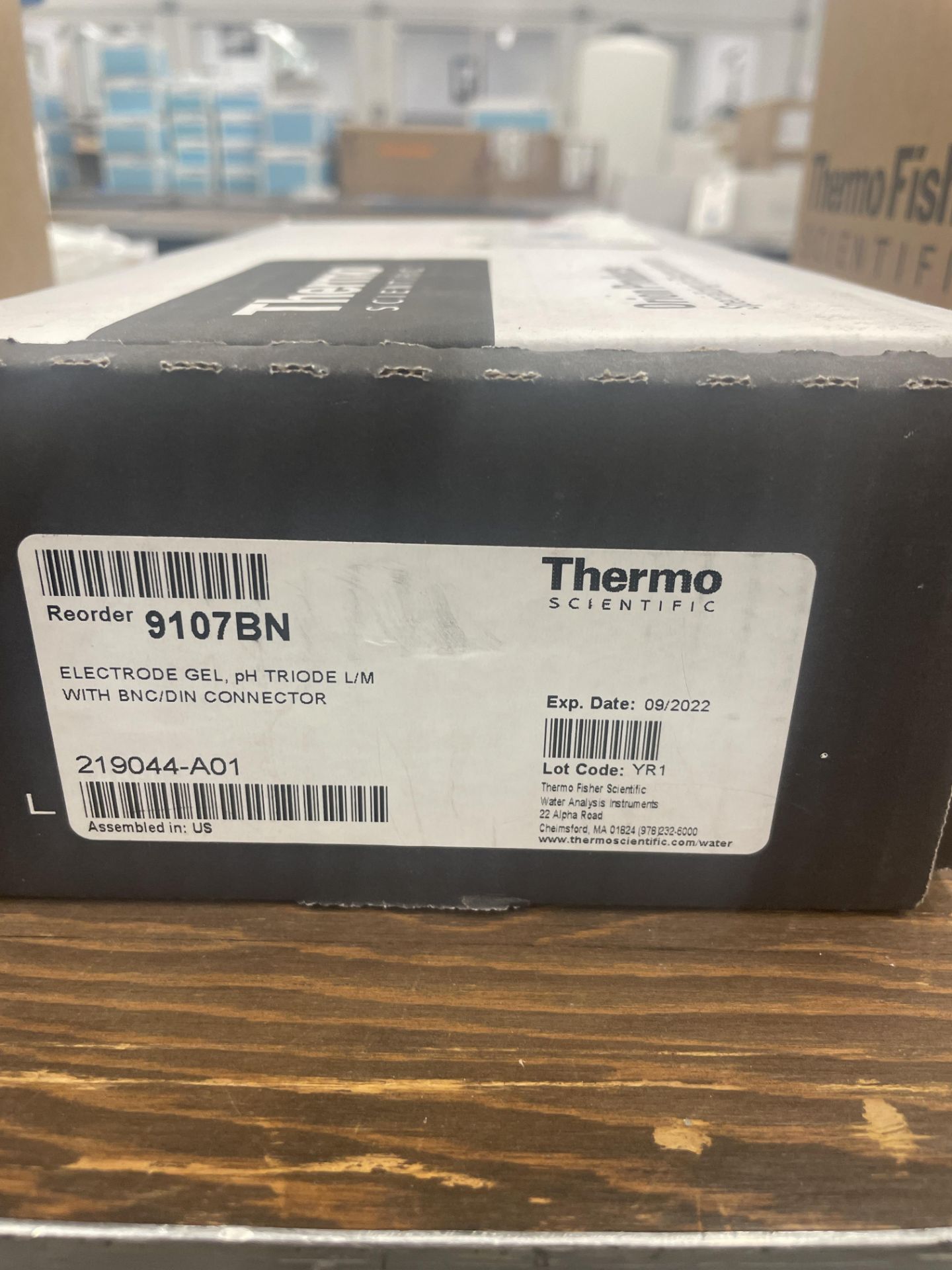 Thermo Scientific Electro Gel, PH L_N BNC-DIN Connector Exp. 09/22 - Image 2 of 2