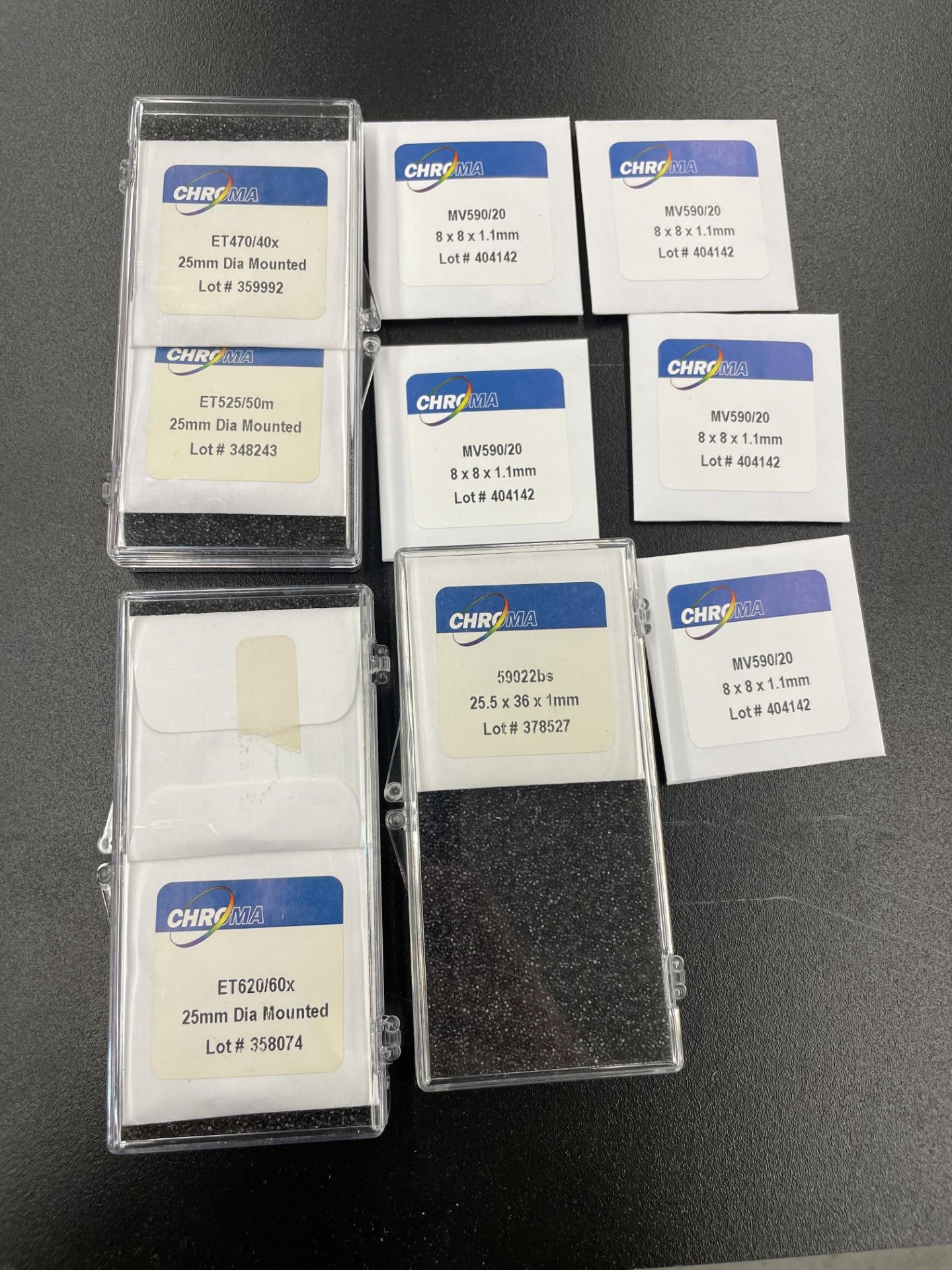 (Lot) 10 Chroma Visual Filters ( See Pics )