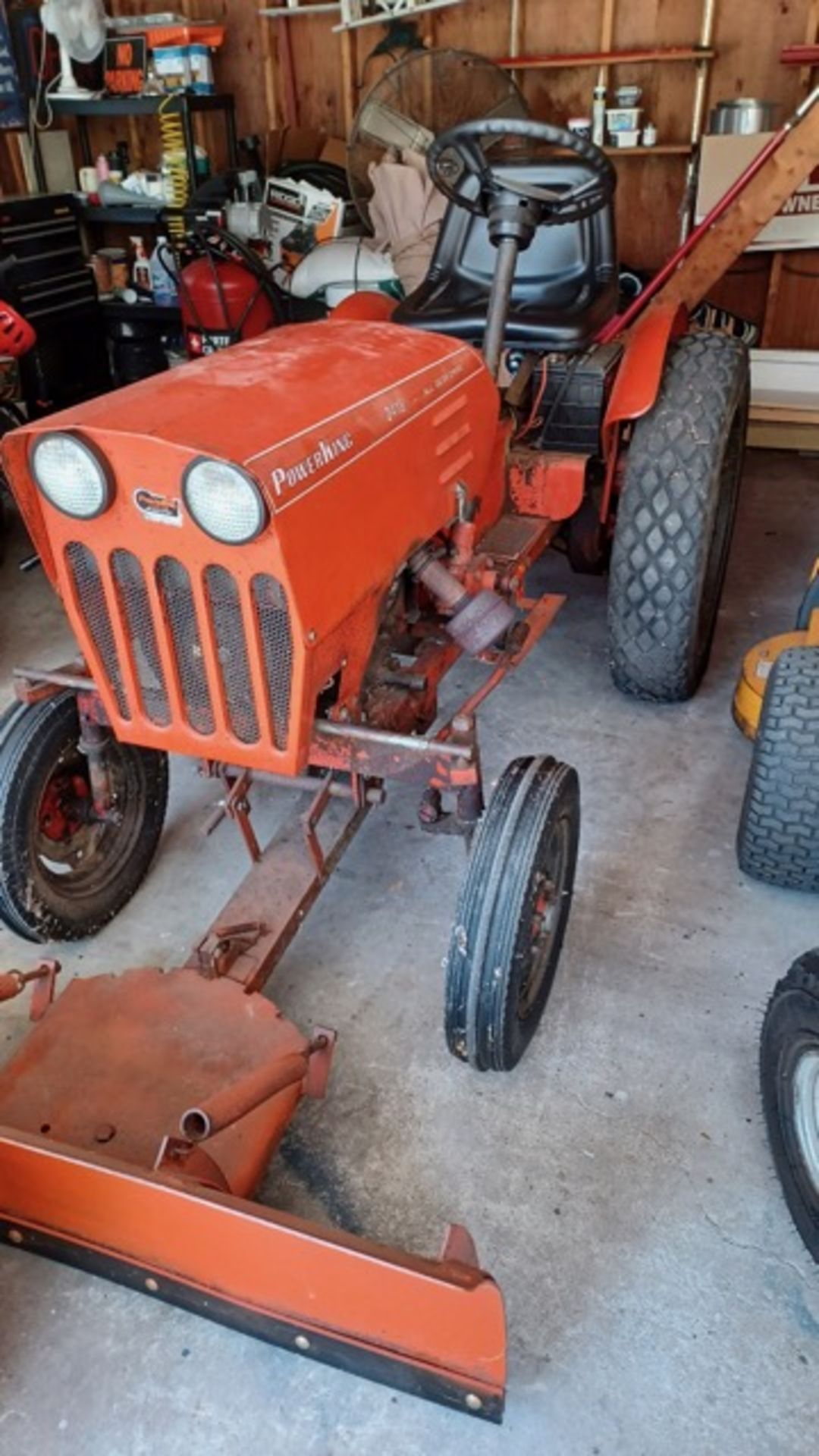 Economy Power King #2418 Tractor w/Plow, Snowblower & Mower Deck - Kohler #K361 18hp Engine & 3 Spd