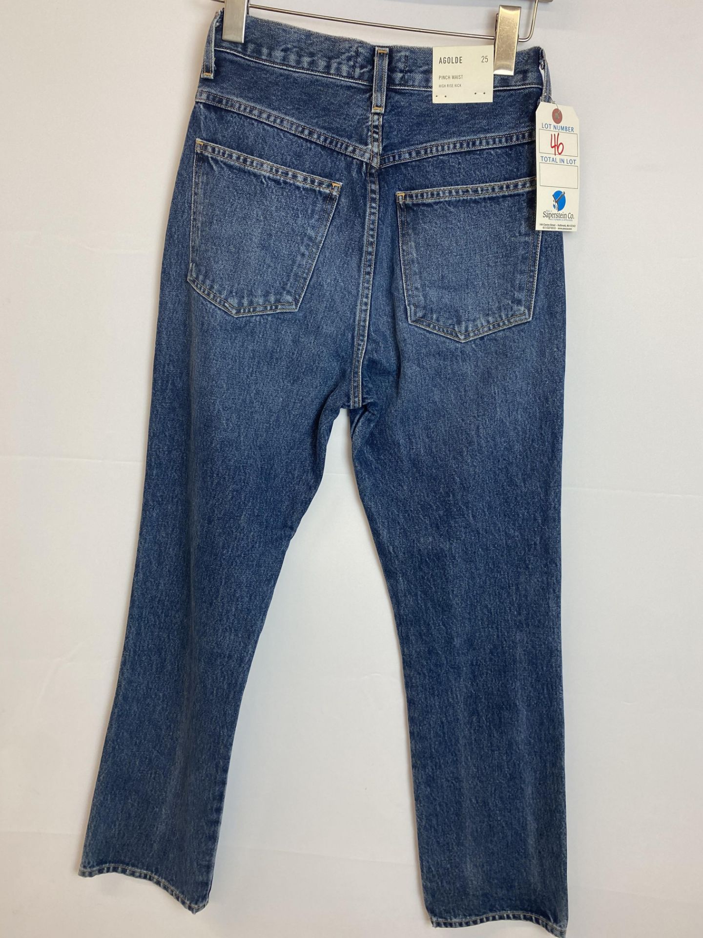 Agolde Pinch Waist Denim High Rise Kick Jean, Size 25, Original Retail Price: $198 - Bild 2 aus 4