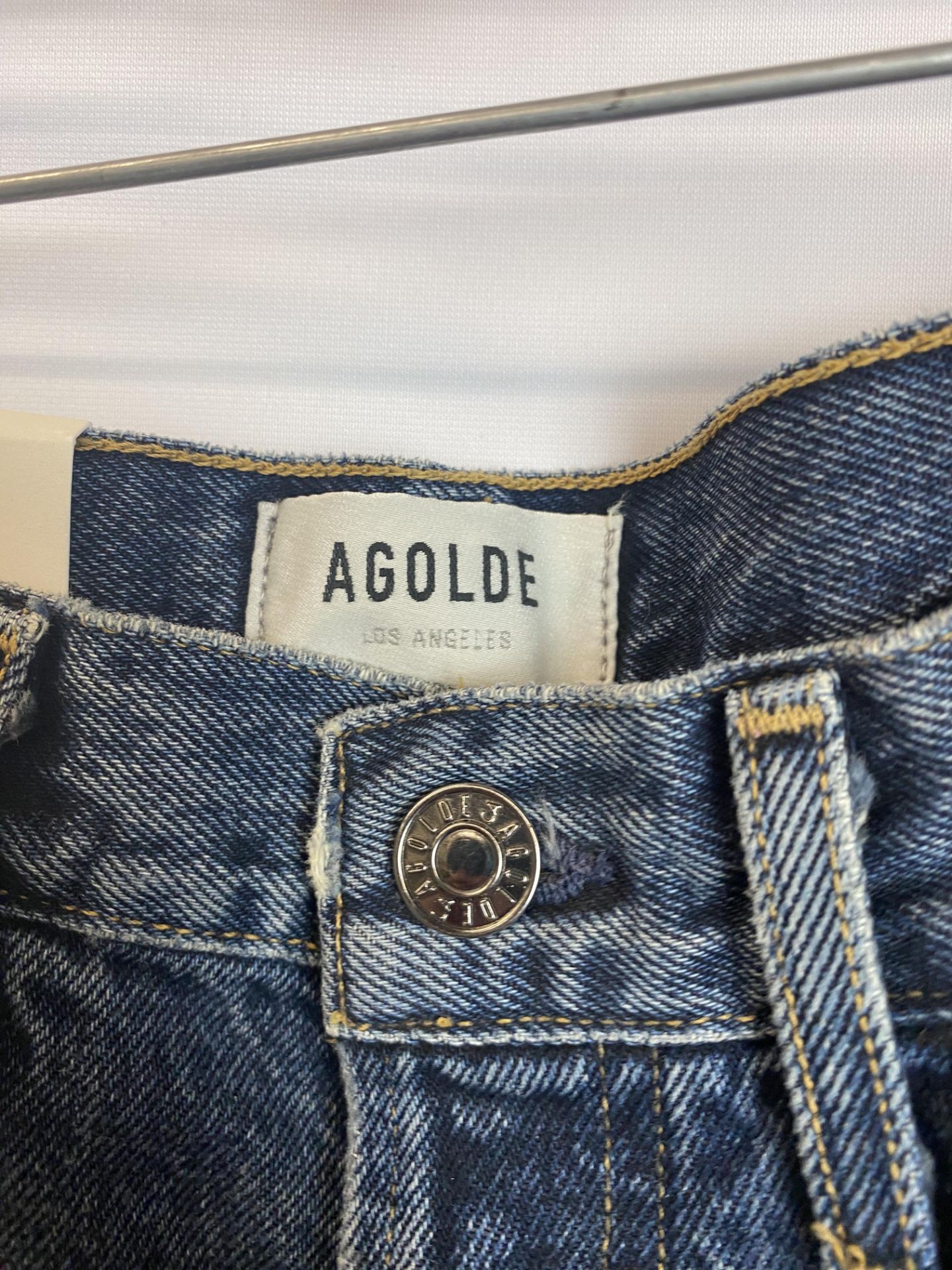 Agolde 90's Pinch Waist Denim Button Front, Size: 25, Original Retail Price: $198 - Bild 4 aus 4