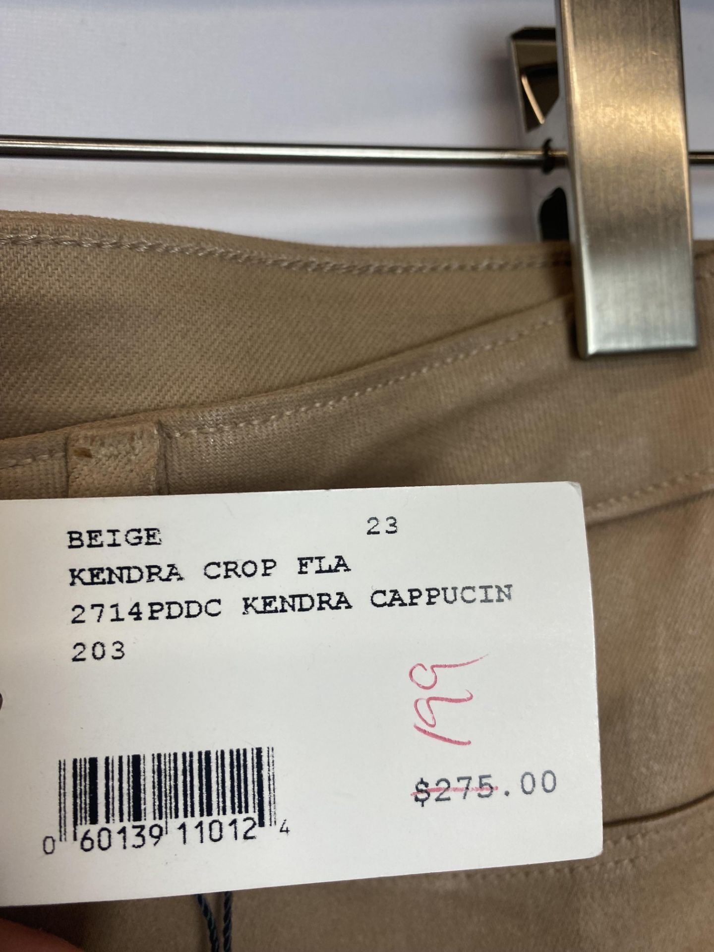 L'Agence Beige Kendra Crop in Capuccino, Size 23, Original Retail Price: $275 - Bild 3 aus 4