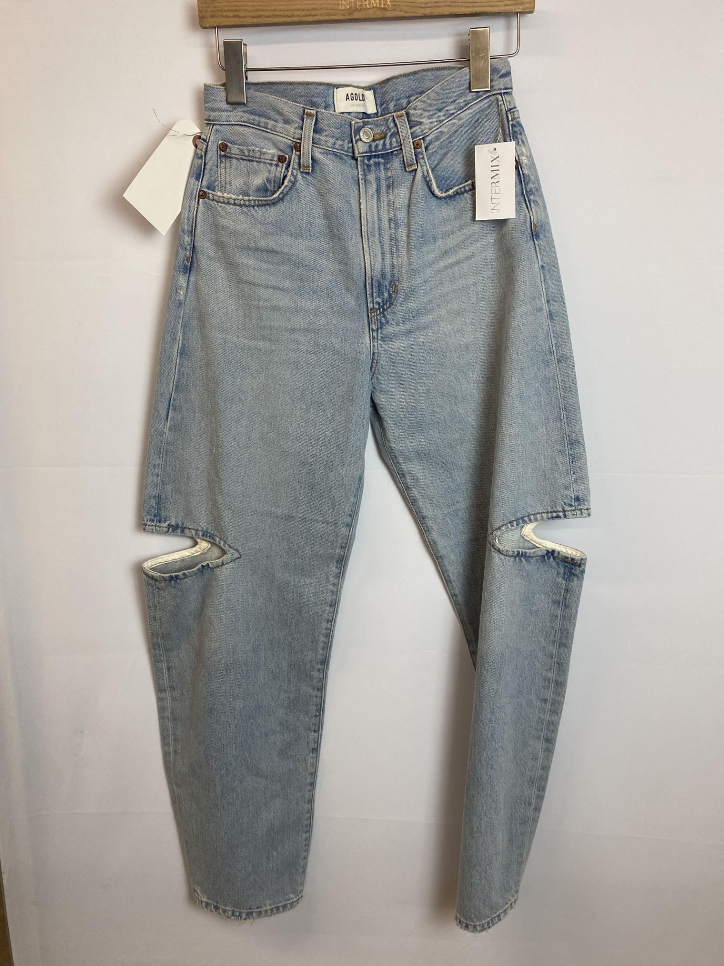 Agolde Denim LT Sarna in Sideline Jean, Size: 25, Original Retail Price: $248