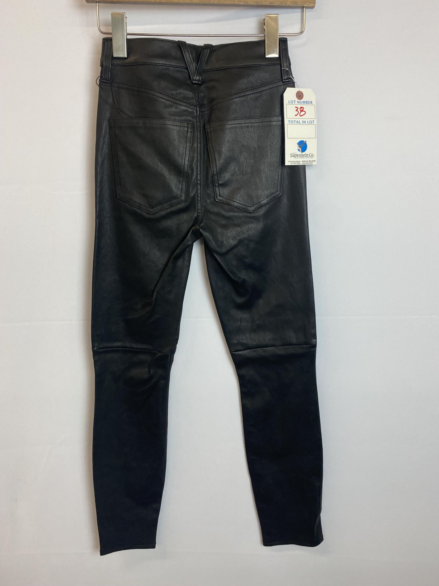 Veronica Beard Jeans Black Debbie "Leather", Size 25, Original Retail Price: $1095 - Bild 2 aus 4