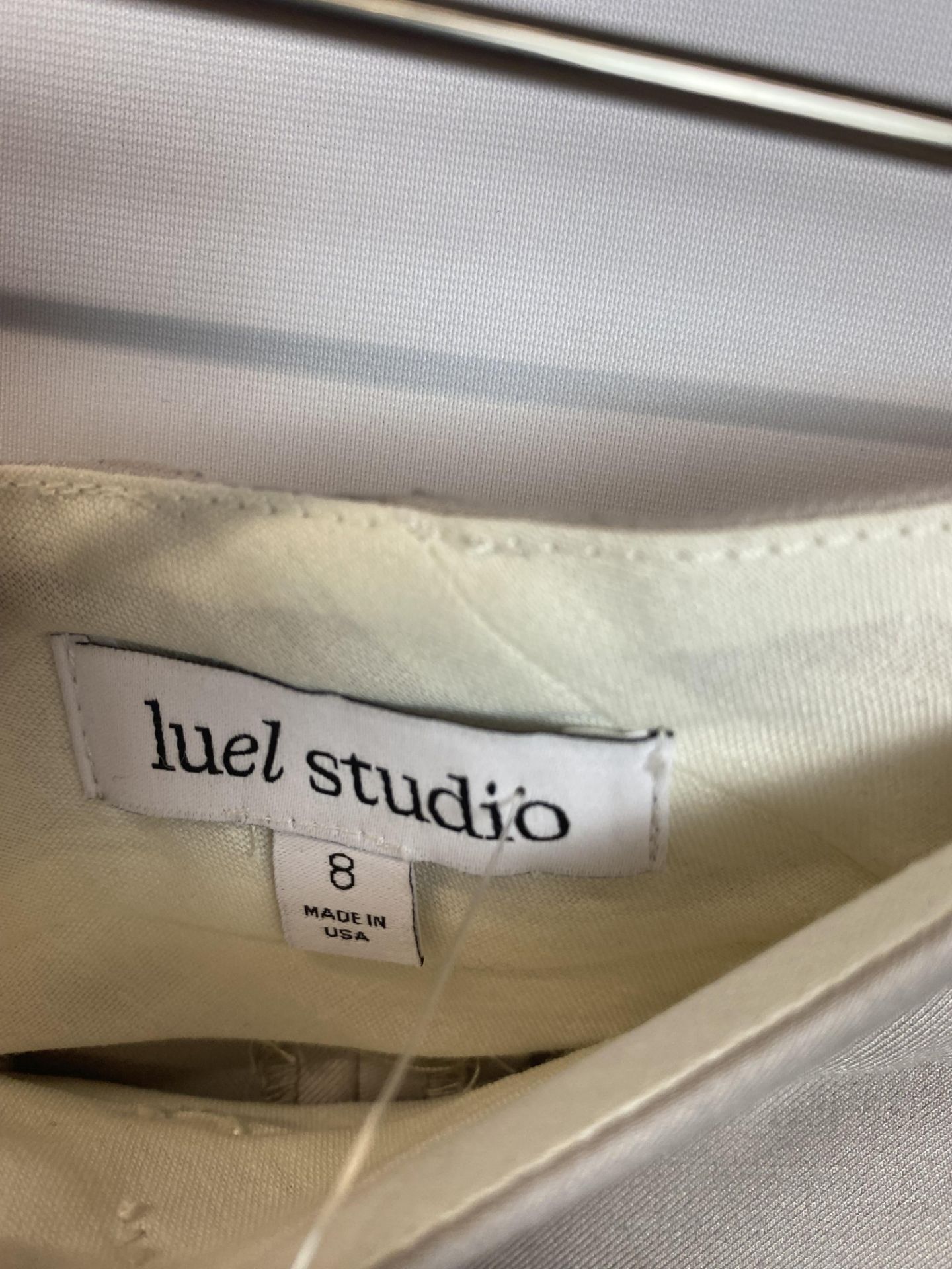 Luel Studio Beige Charlotte Wide Pant, Size 8, Original Retail Price: $258 - Image 4 of 4