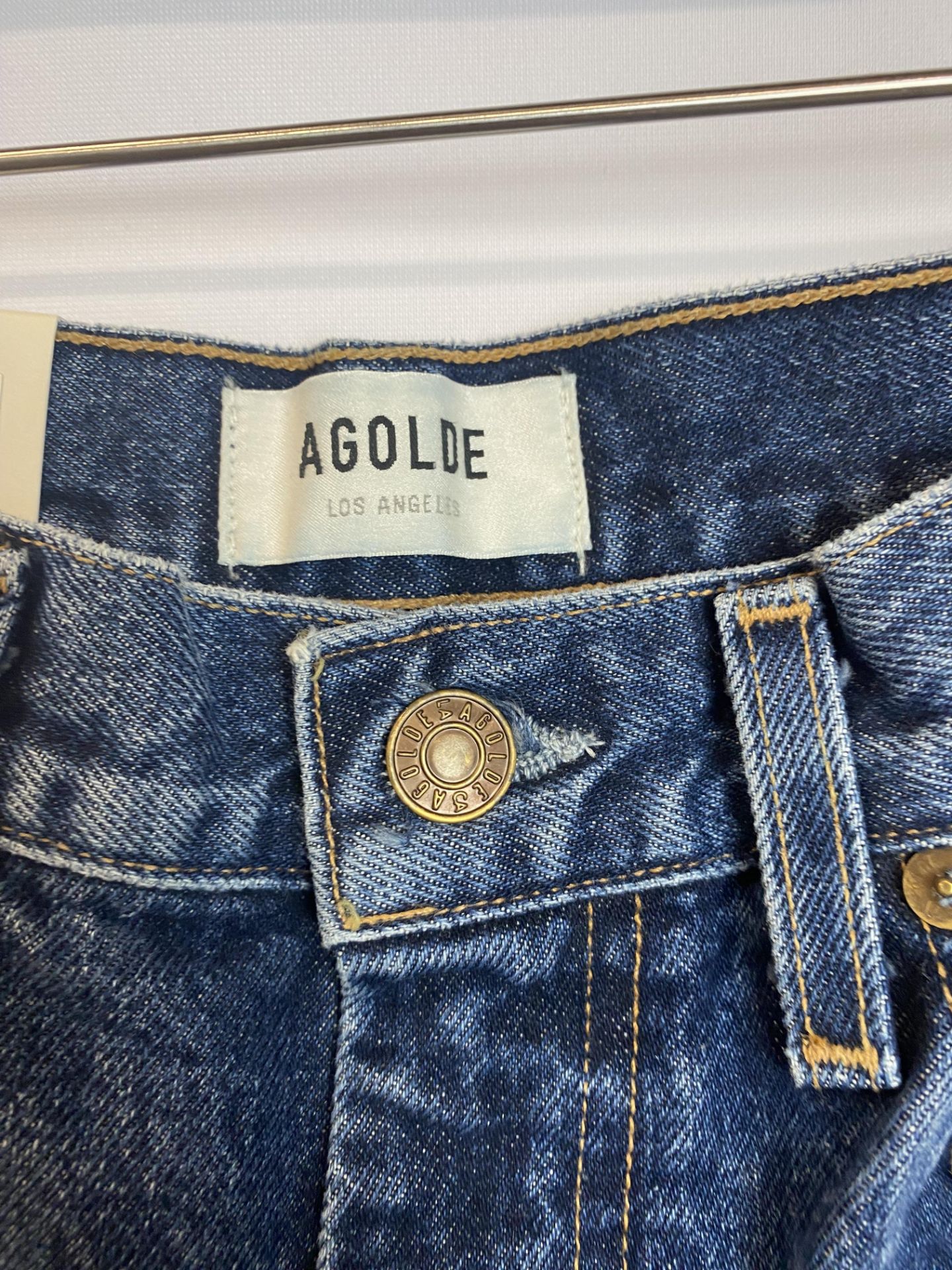 Agolde Pinch Waist High Rise Kick Denim Jean, Size: 25, Original Retail Price: $198 - Bild 4 aus 4