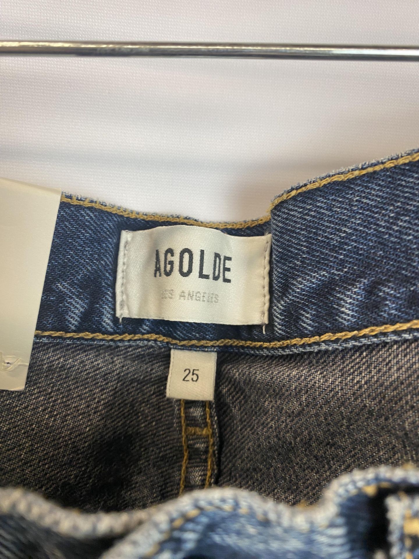 Agolde 90's Pinch Waist Denim Button Front, Size: 25, Original Retail Price: $198 - Bild 4 aus 4