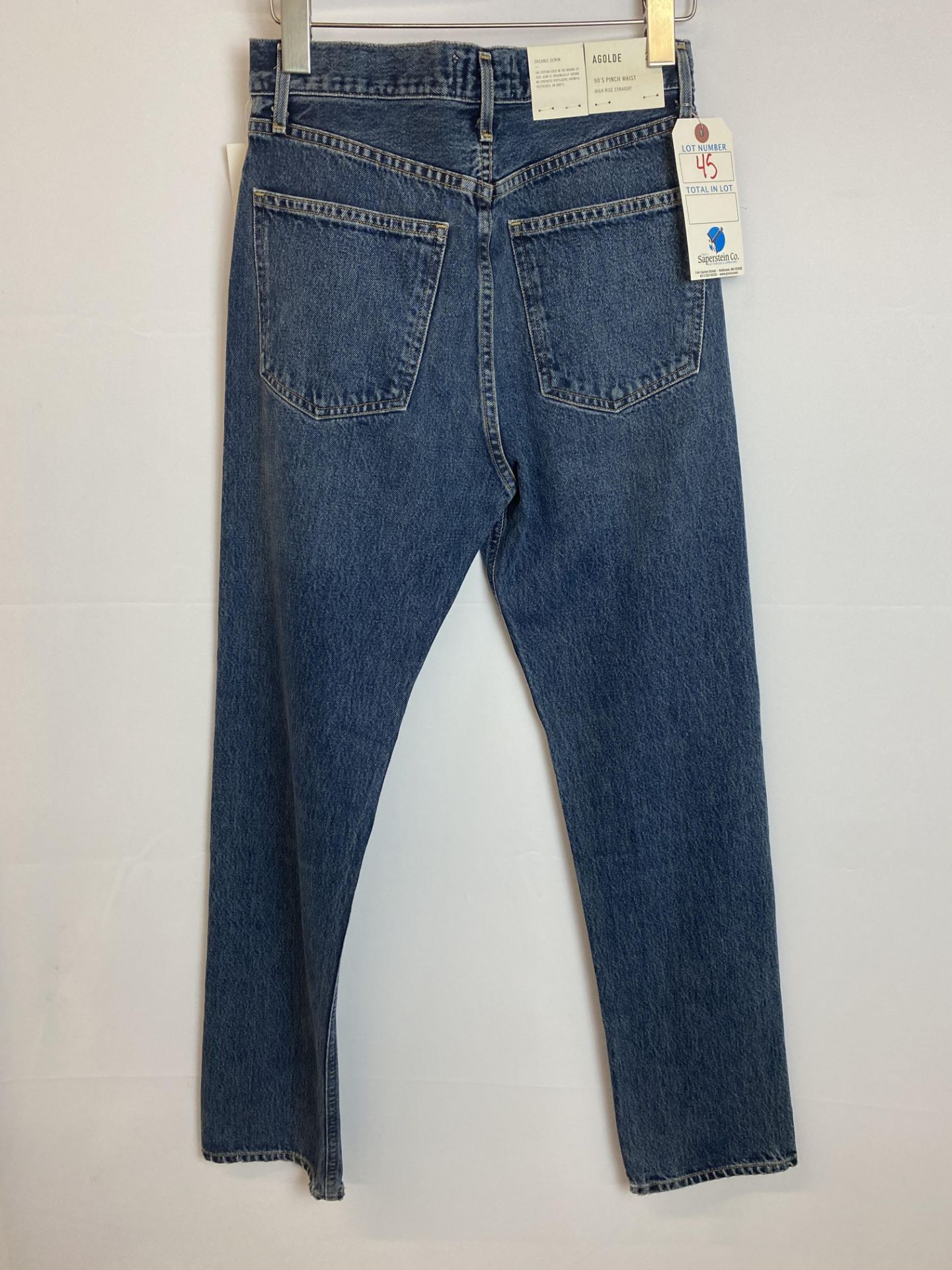 Agolde 90's Pinch Waist Denim Jean, Button Front, Size: 25, Original Retail Price: $198 - Bild 2 aus 4