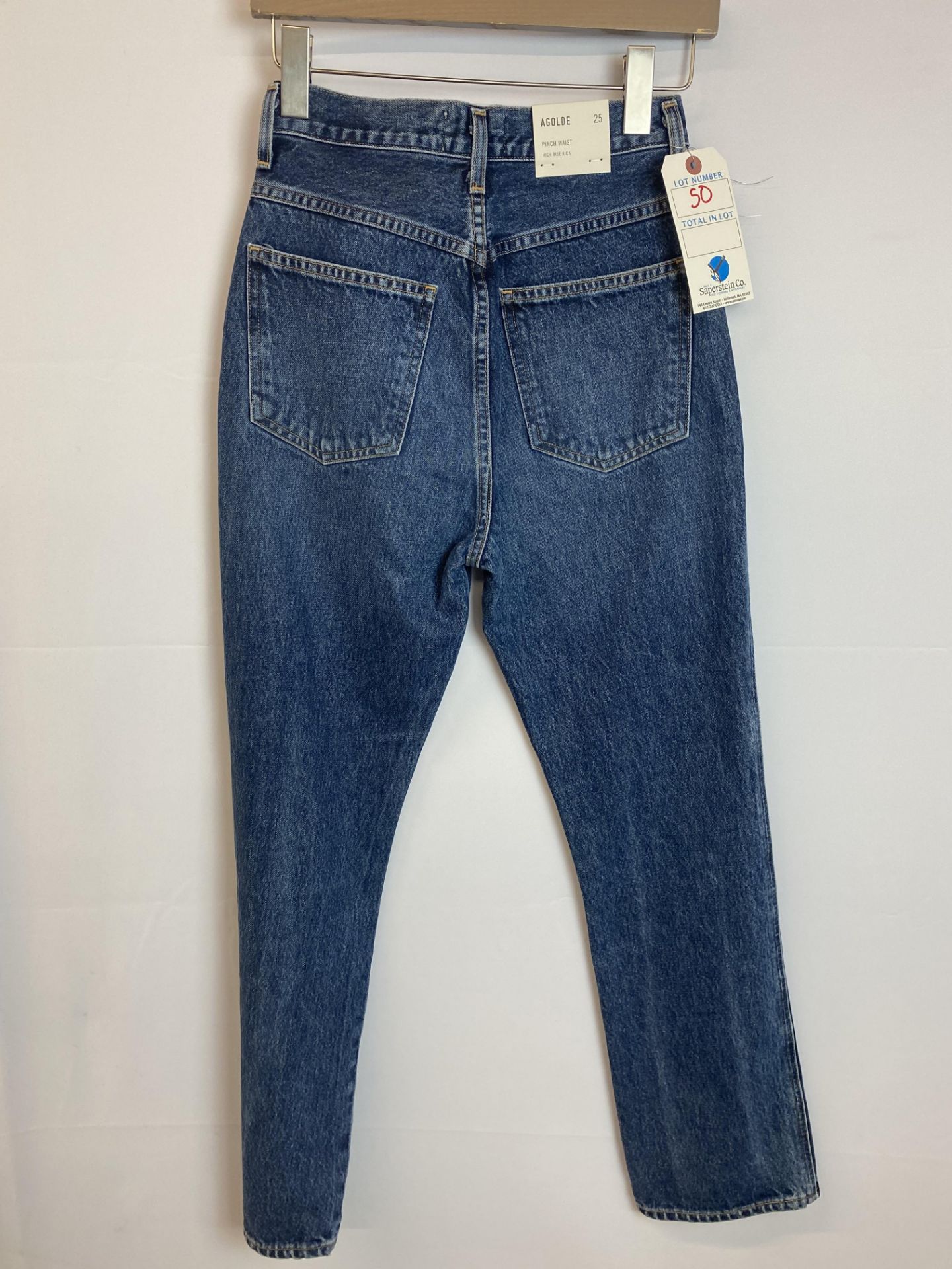 Agolde Pinch Waist High Rise Kick Denim Jean, Size: 25, Original Retail Price: $198