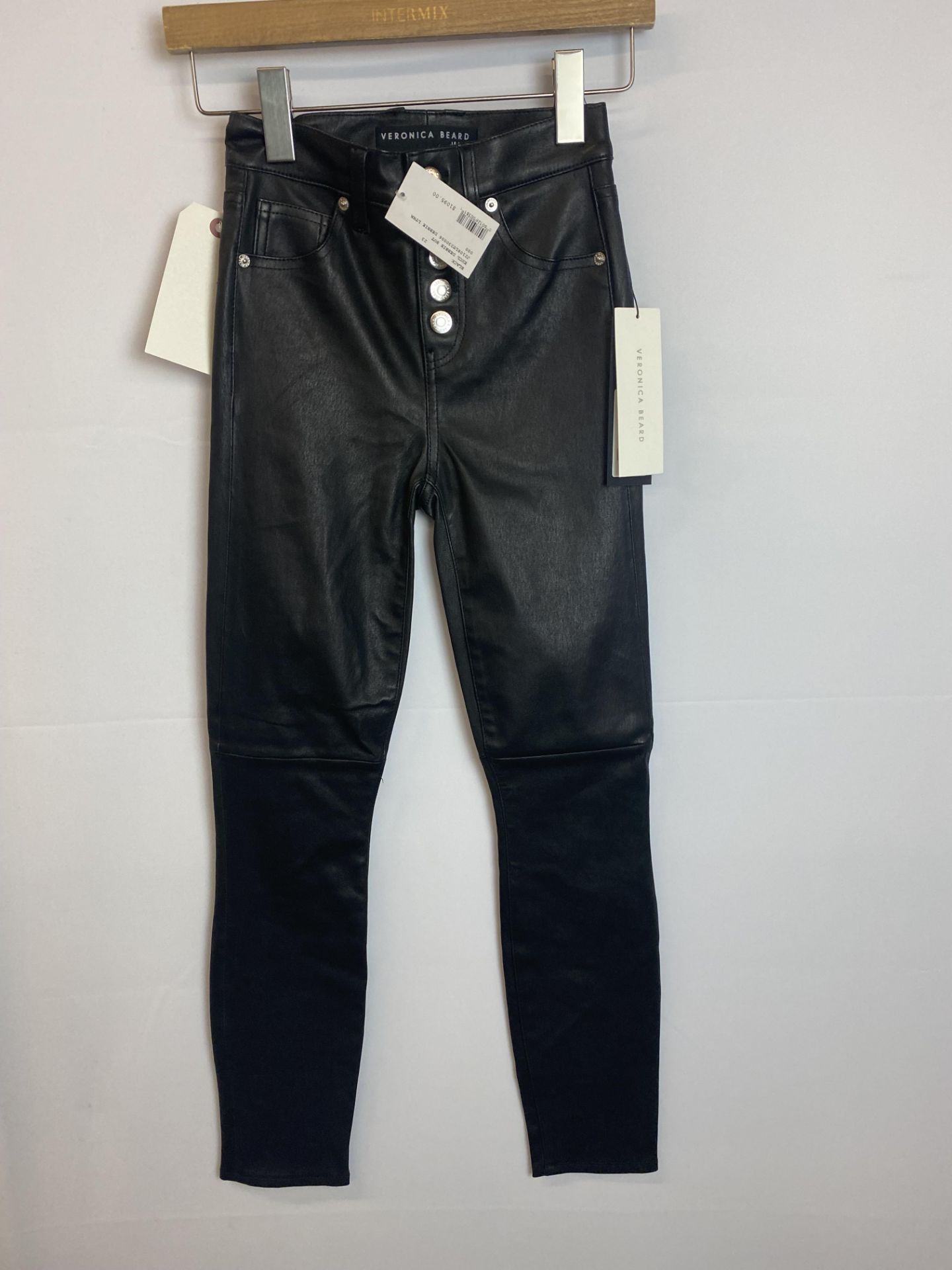 Veronica Beard Jeans Excl Debbie "Leather" Pant, Size 23, Original Retail Price: $1095