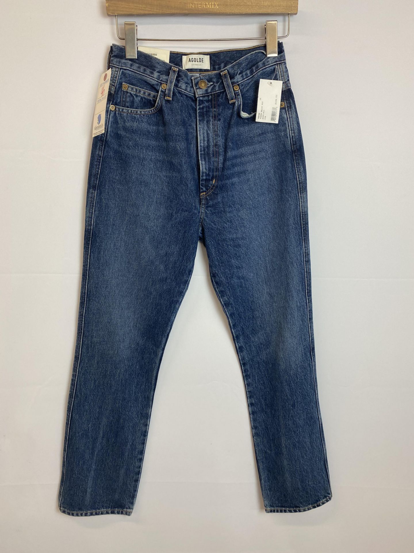 Agolde Pinch Waist Denim High Rise Kick Jean, Size 25, Original Retail Price: $198