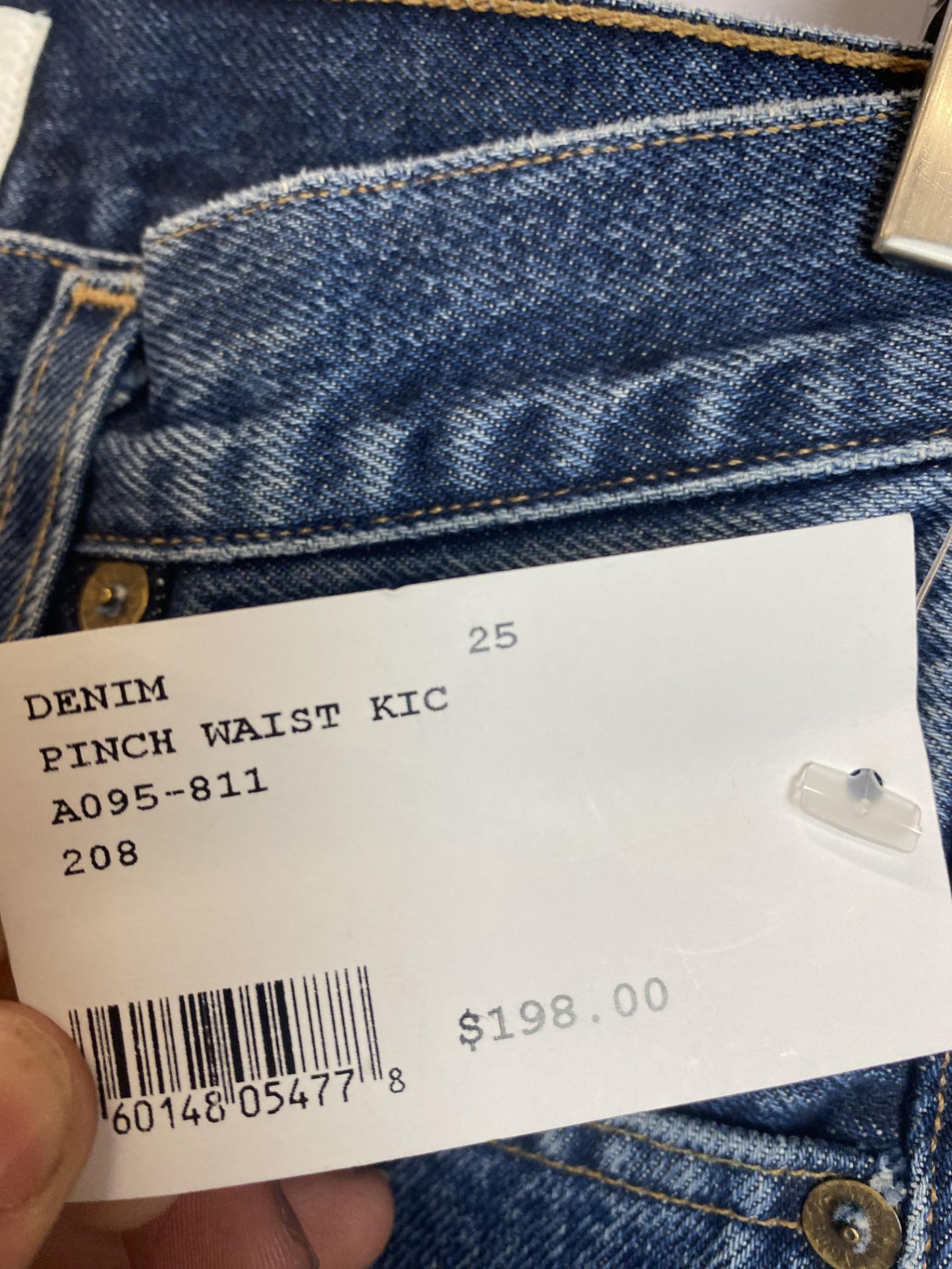 Agolde Pinch Waist High Rise Kick Denim Jean, Size: 25, Original Retail Price: $198 - Bild 3 aus 4