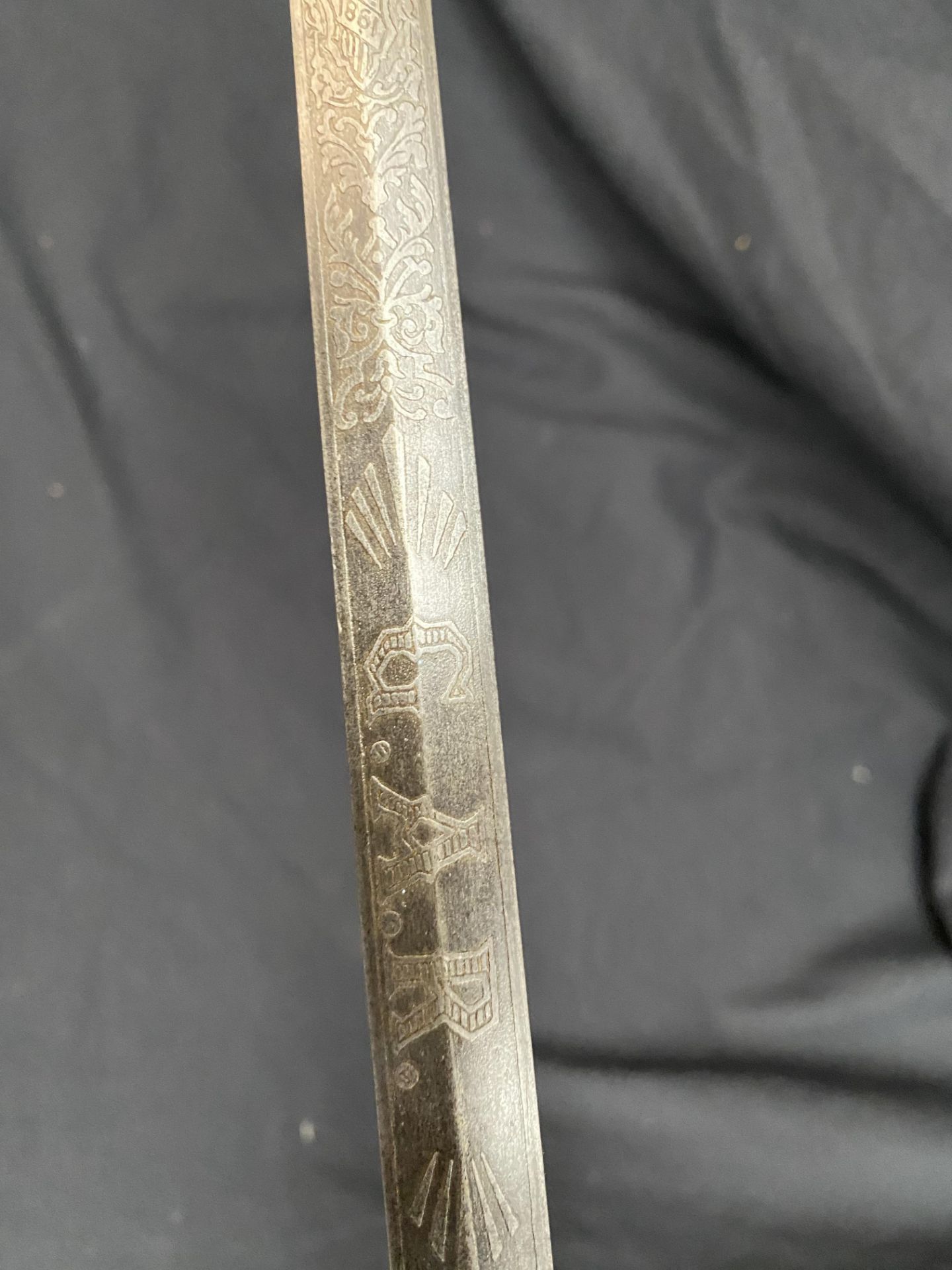 US G.A.R. Grand Army Republic Engraved Blade Veterans Sound For Age (1890's) 36" - Image 3 of 5