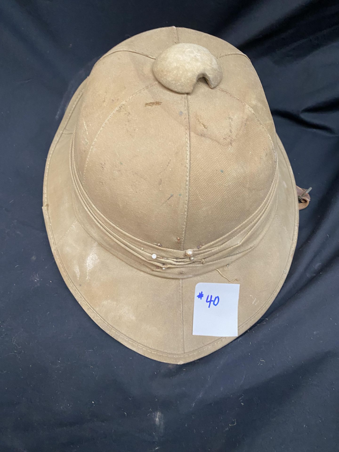 Authentic Spanish American/ Philippines Insurrection Pith Helmet w/ Document