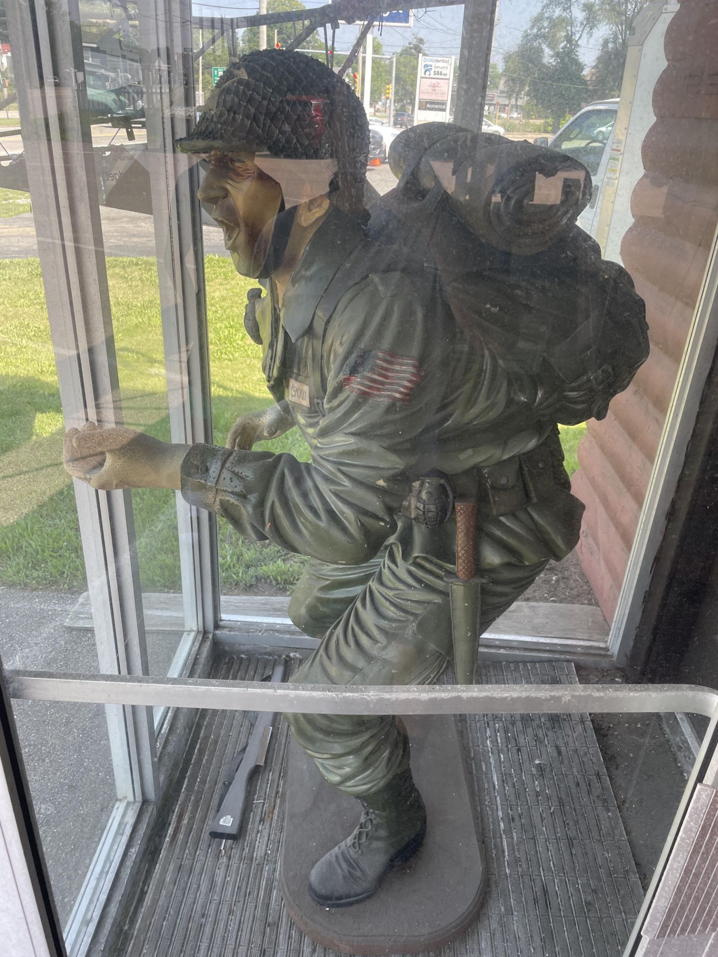 US Army Resin Statue Appears WWII - Image 3 of 3