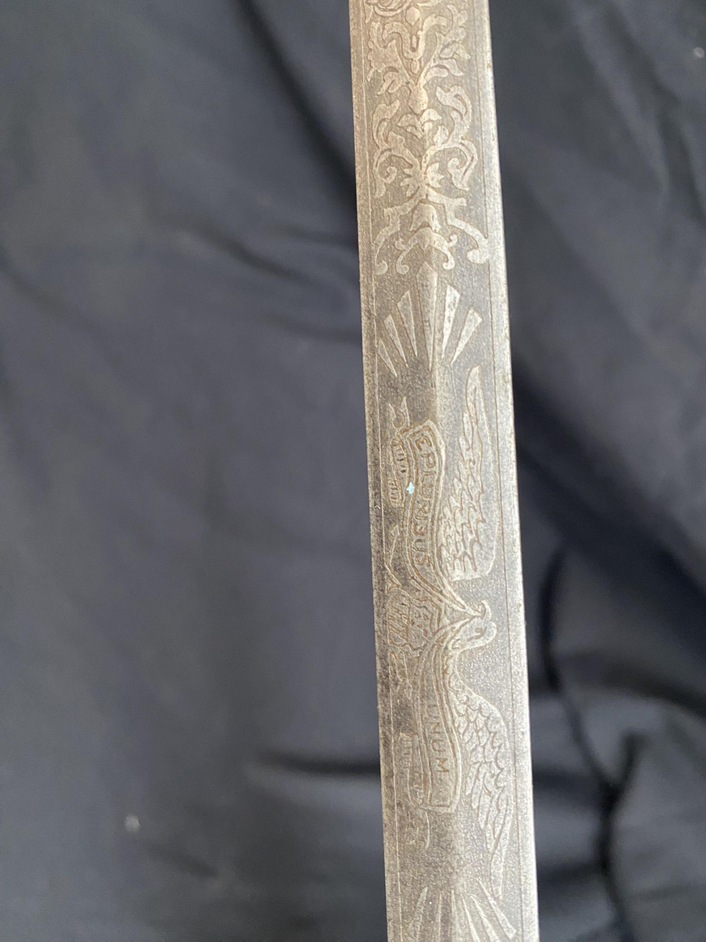 US G.A.R. Grand Army Republic Engraved Blade Veterans Sound For Age (1890's) 36" - Image 4 of 5