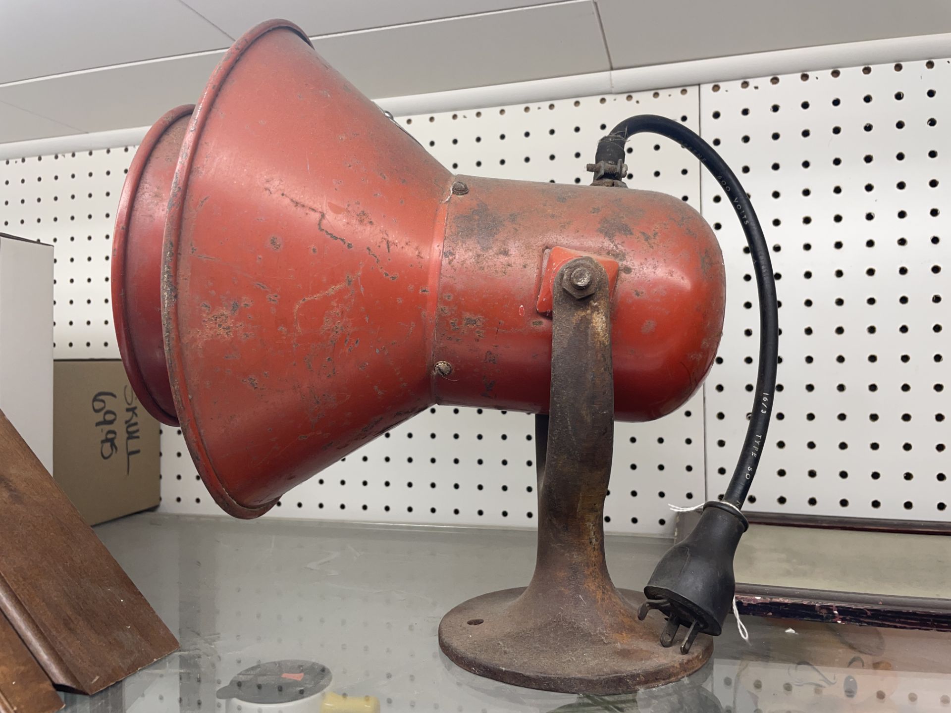 Vintage Air Raid Siren w/ Mount and Wiring