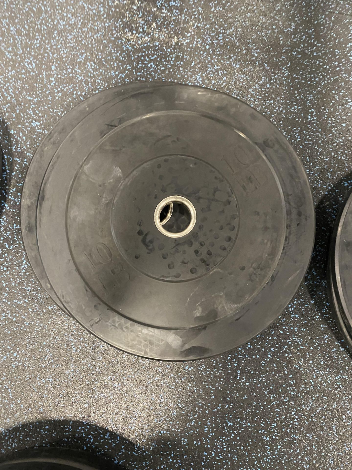 (Lot) (4) 45lb. Plates, (2) 25Lb Bumper Plates, and (2) 10lb Bumper Plates - Image 5 of 5