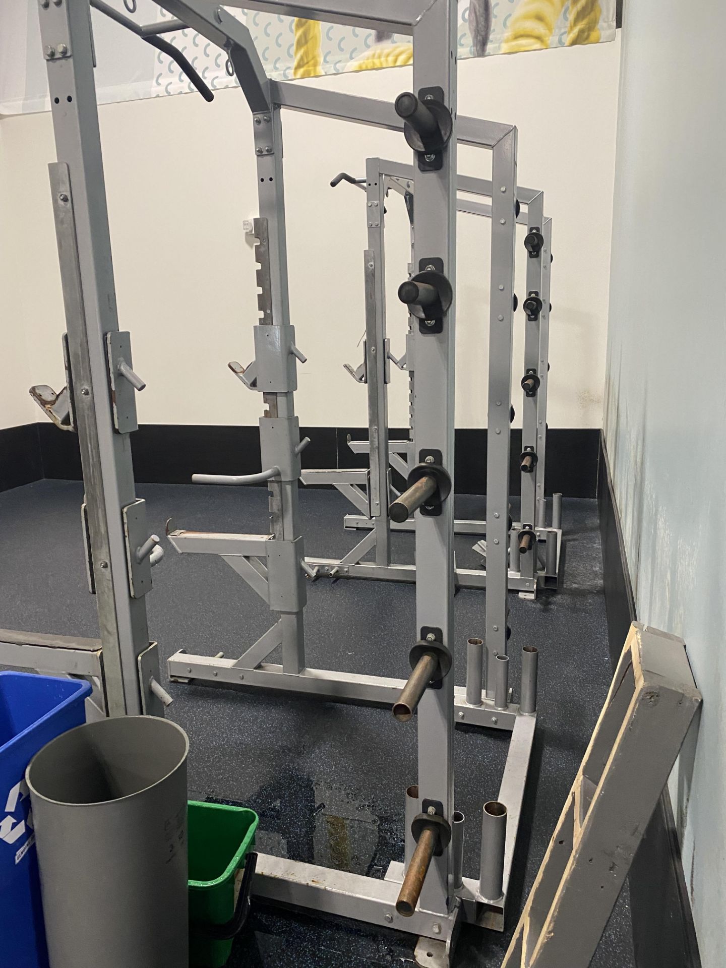 Squat Rack w/ Safety Bars, Weight Holder, and Pull up Bar (No Weights) - Image 3 of 4