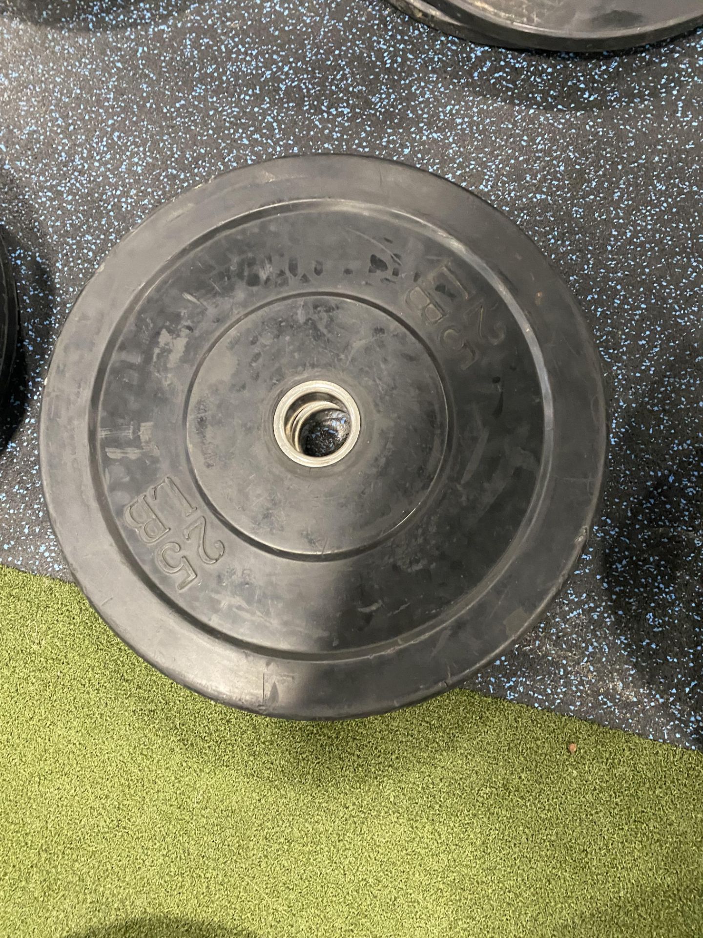 (Lot) (4) 45lb. Plates, (2) 25Lb Bumper Plates, and (2) 10lb Bumper Plates - Image 4 of 5