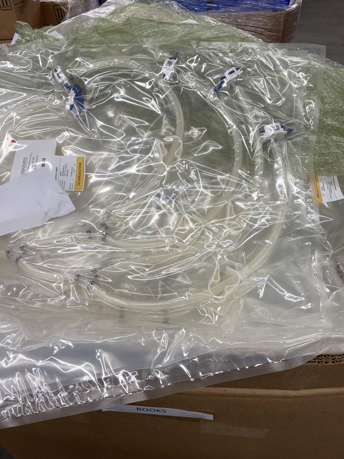 {LOT} Of Consumables on Pallet in Large Box/Gaylord c/o: High Purity TPE Tubing, Sartorius Stedim - Image 2 of 3