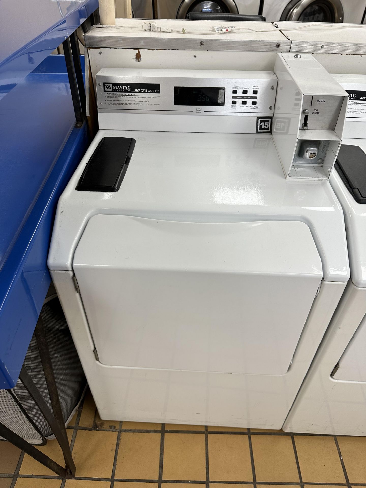 Maytag Neptune #MAH21PDDWW Commercial Washing Machine - Coin Operated (Machine #: 15)