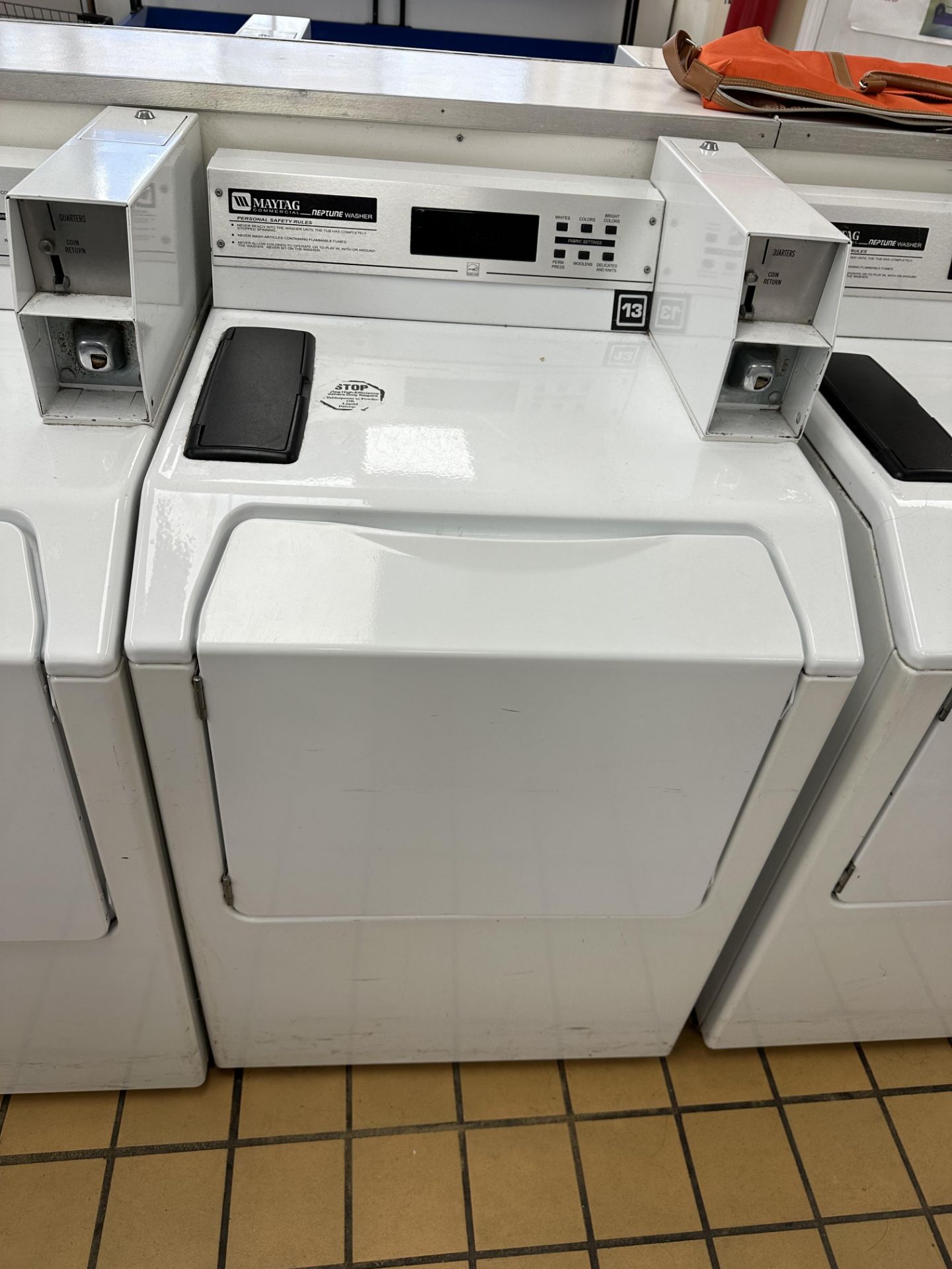 Maytag Neptune #MAH21PDDWW Commercial Washing Machine - Coin Operated (Machine #: 13)