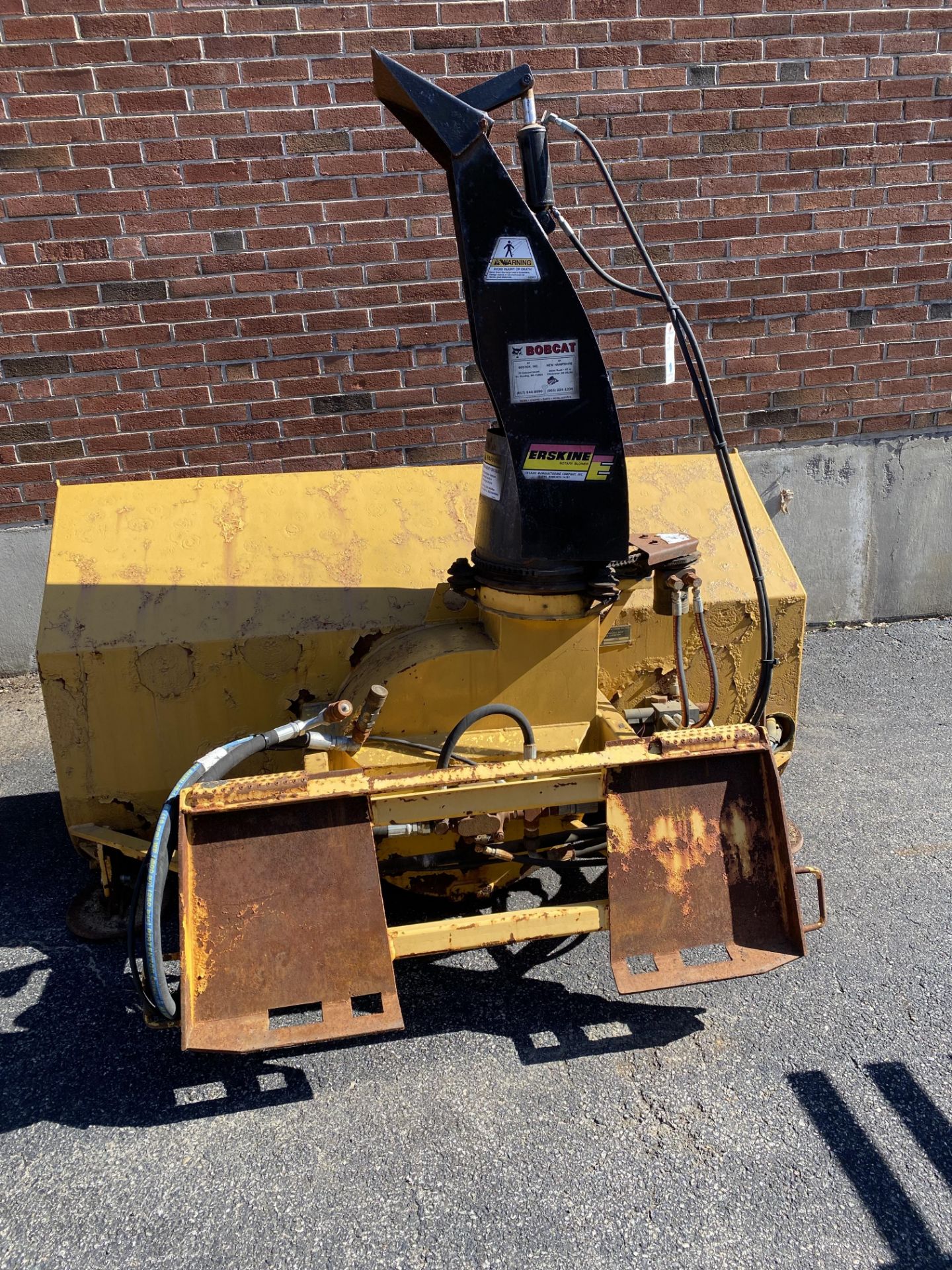 Bobcat 6' Snow Blower Attachment #2418, SN:5592