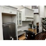 {LOT} Cabinets Pictured *THIS ITEM CANT BE REMOVED UNTIL MONDAY, DECEMBER 18 AND WILL BE BY APPOINTM