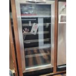 Danby Silhouette 15" SS w/ Glass Door Under Counter Wine Cooler, 30 Bottle Capacity