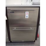 Perlick Stainless Steel Front 2 Drawer, 24" Drawer Style Refrigerator