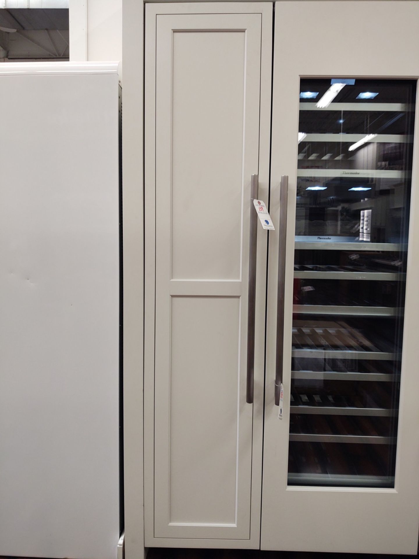 Thermador 18" Single Door Freezer w/ White Panel Front, 84" Height, #T18F9052P/09